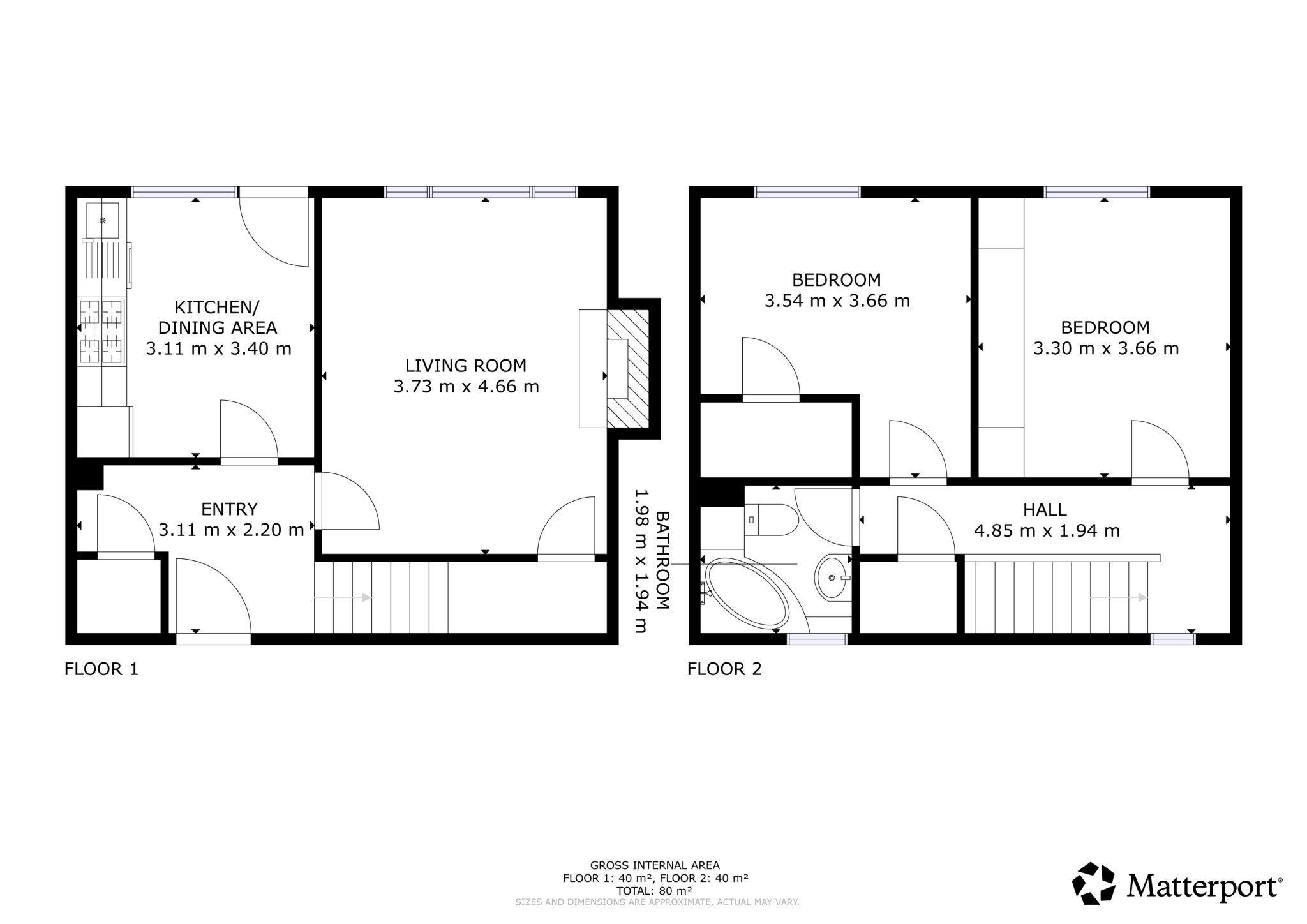 Irvine Drive, Linwood floorplan