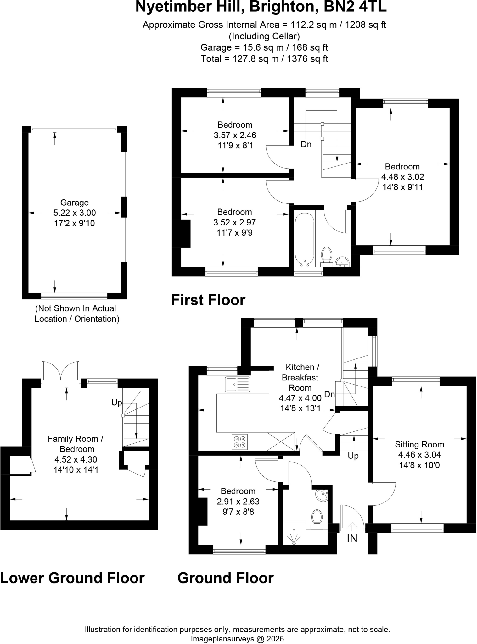 Nyetimber Hill, Brighton, BN2 4TL floorplan