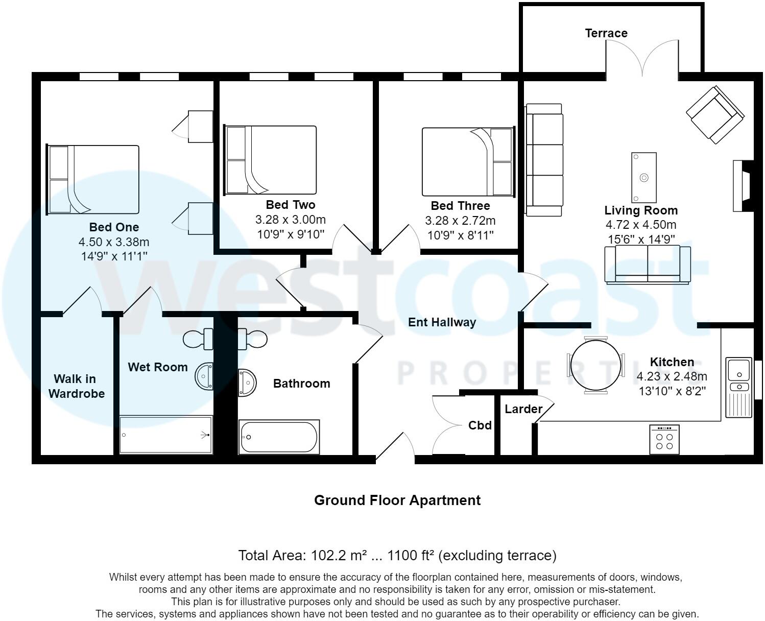 Redwood Drive, Failand, Bristol, Somerset, BS8 floorplan