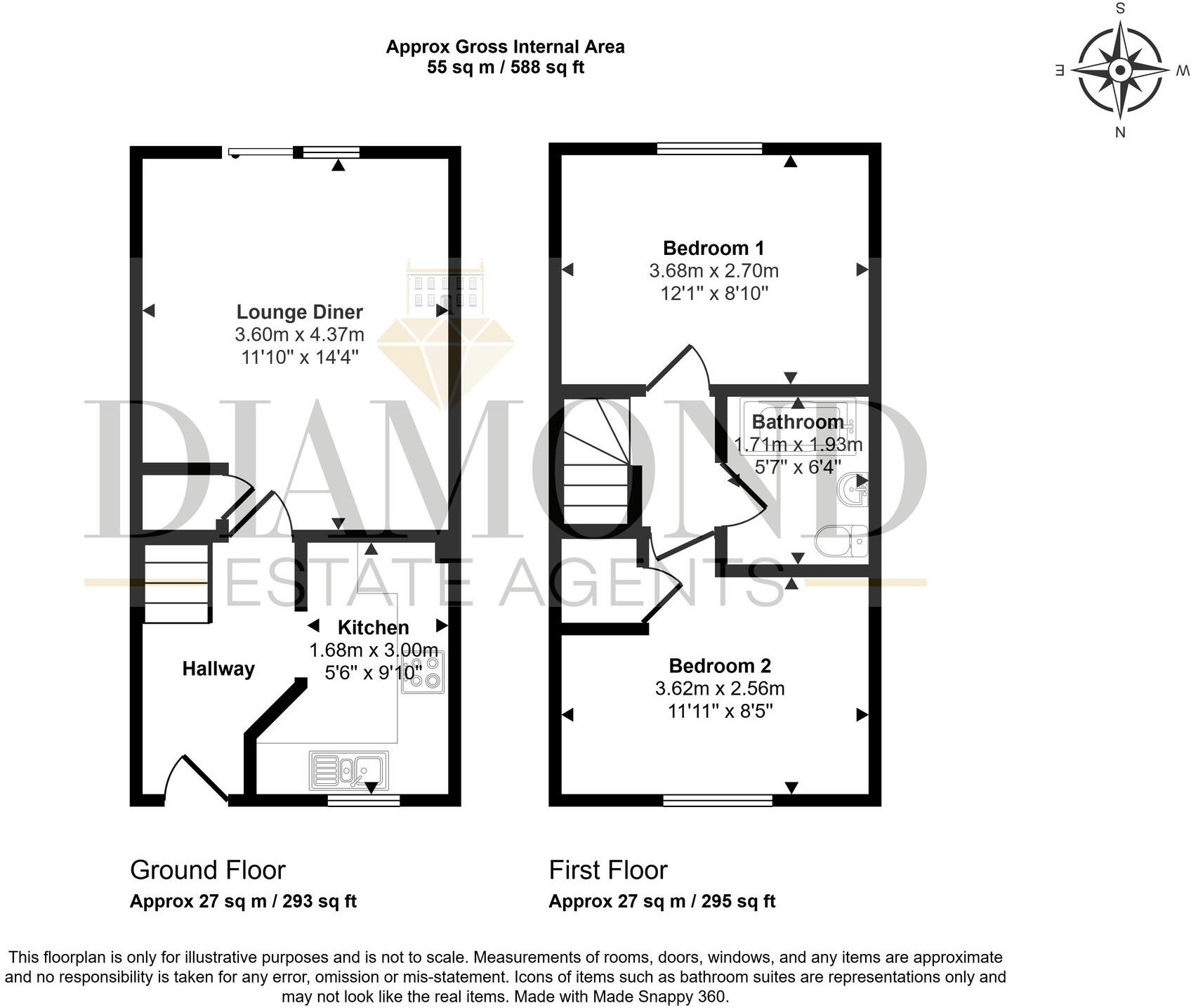 Banksia Close, Tiverton, EX16 floorplan