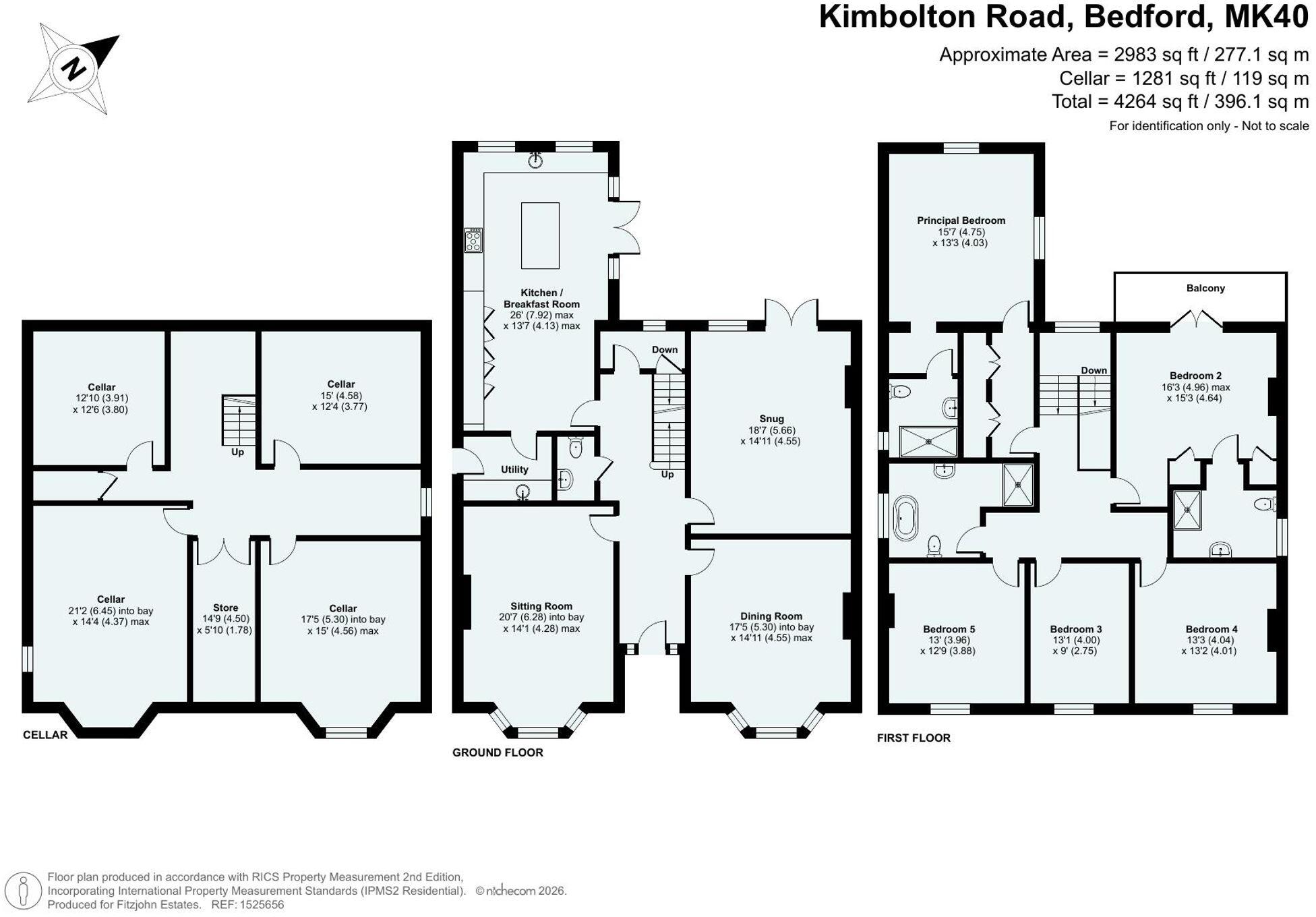 Kimbolton Road, Bedford, MK40 floorplan