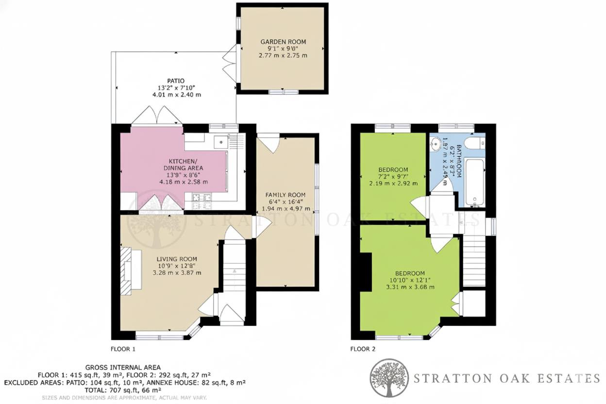 Avenue Road, Christchurch floorplan