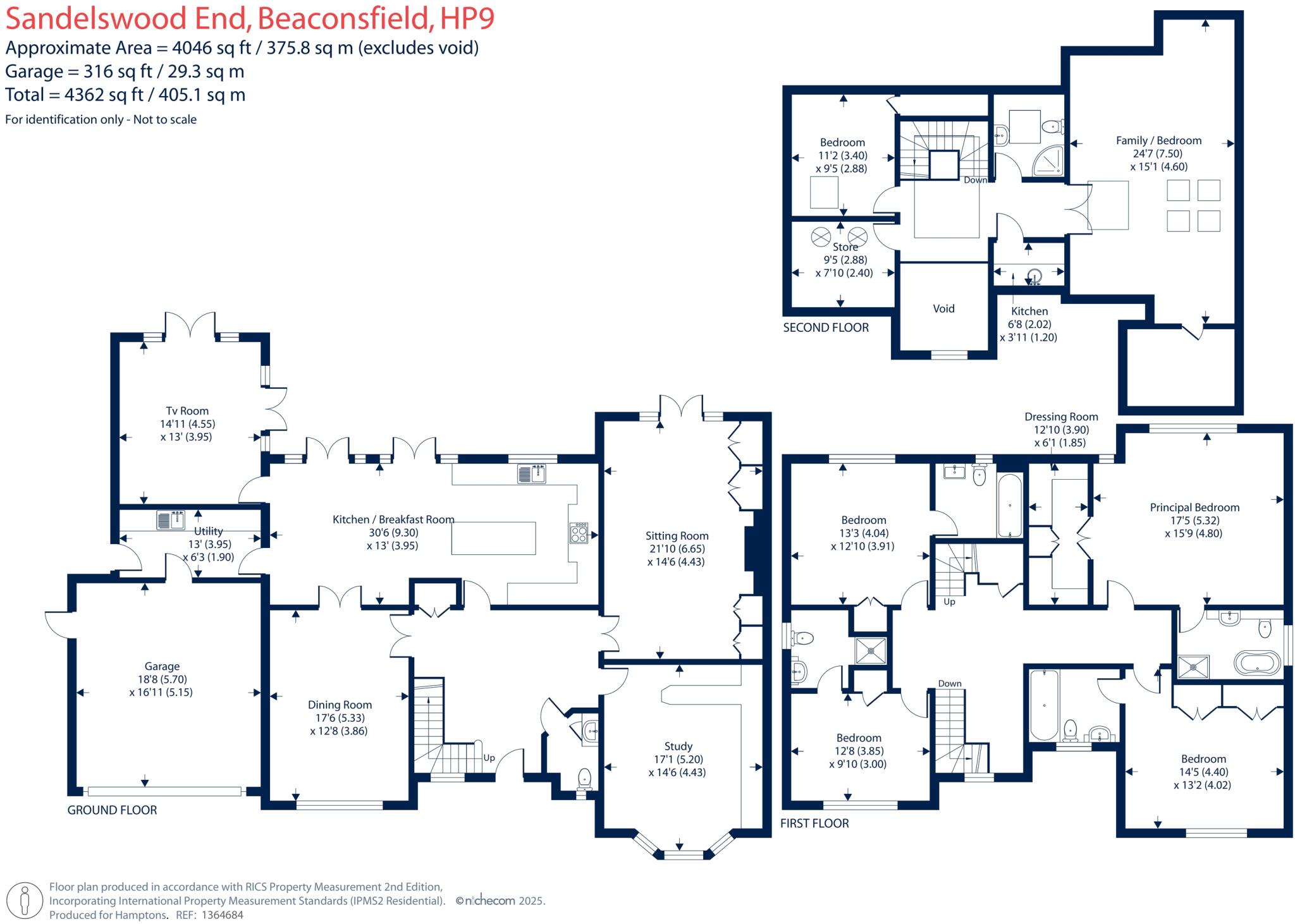 Sandelswood End, Beaconsfield, HP9 floorplan