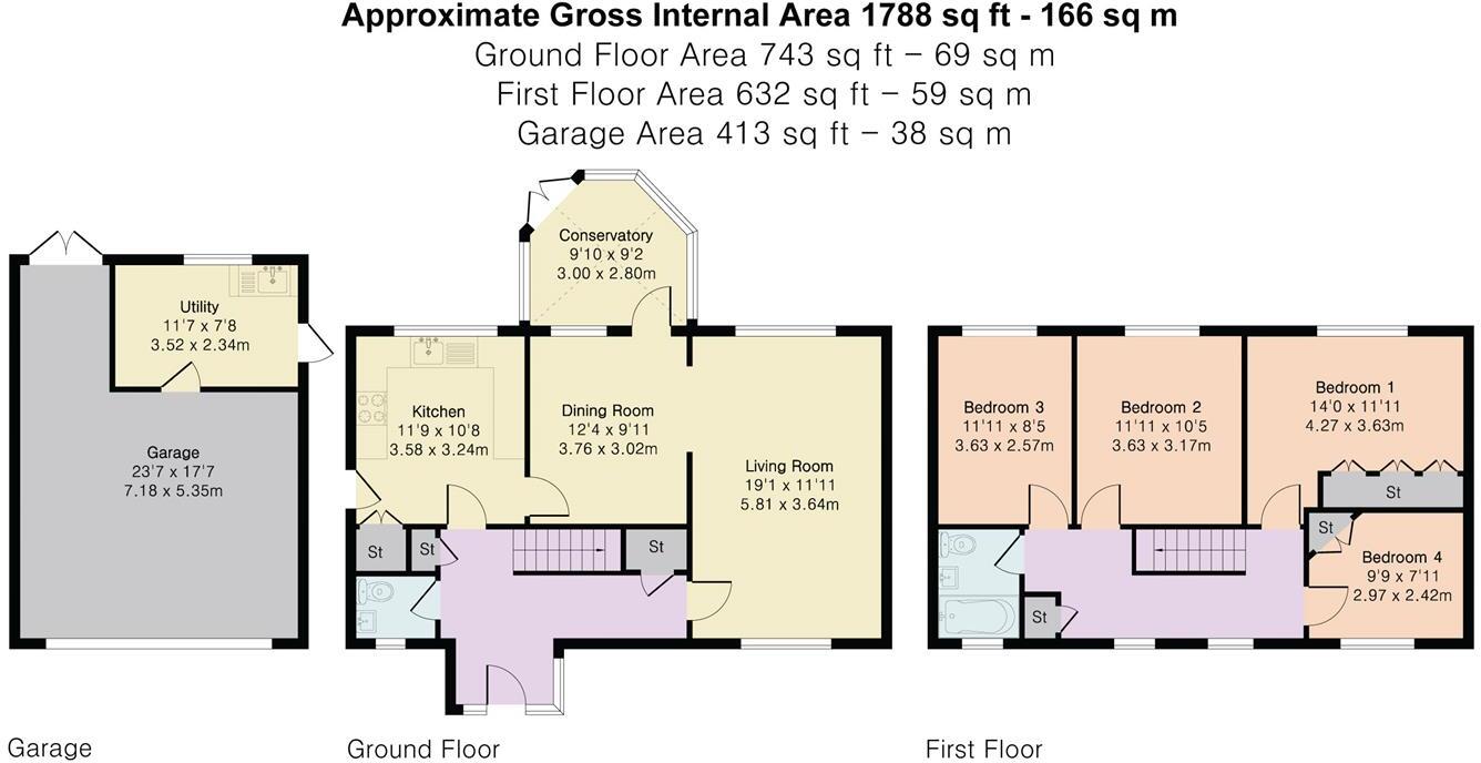 Burnham Green Road, Tewin floorplan