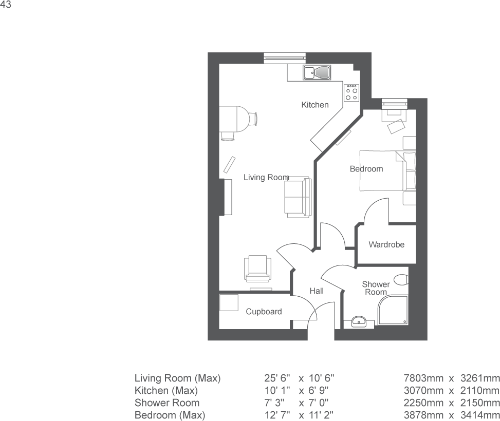 Fosseway,
Stow On The Wold,
GL54 1FF
 floorplan