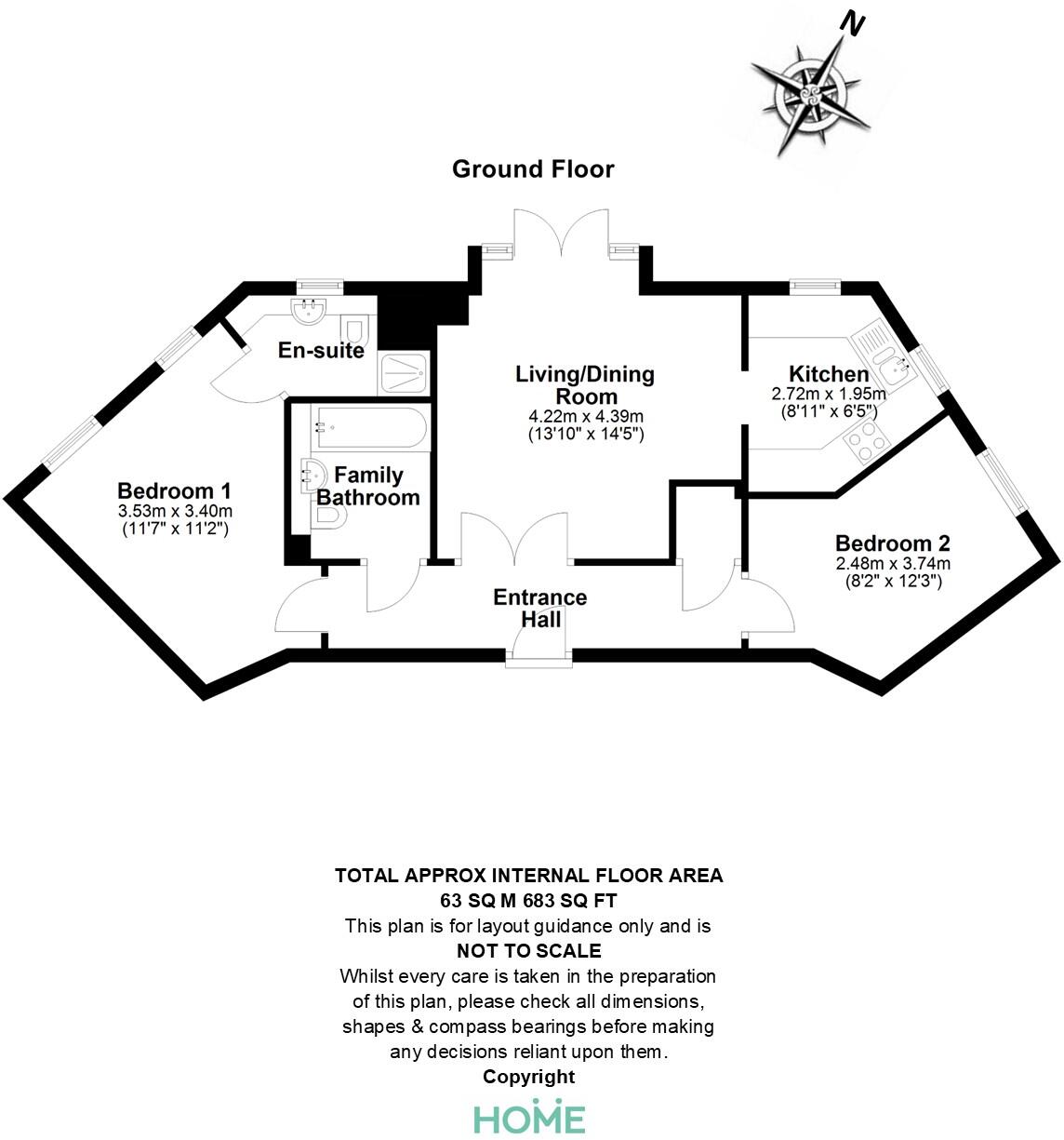 Rookes Crescent, Chelmsford floorplan