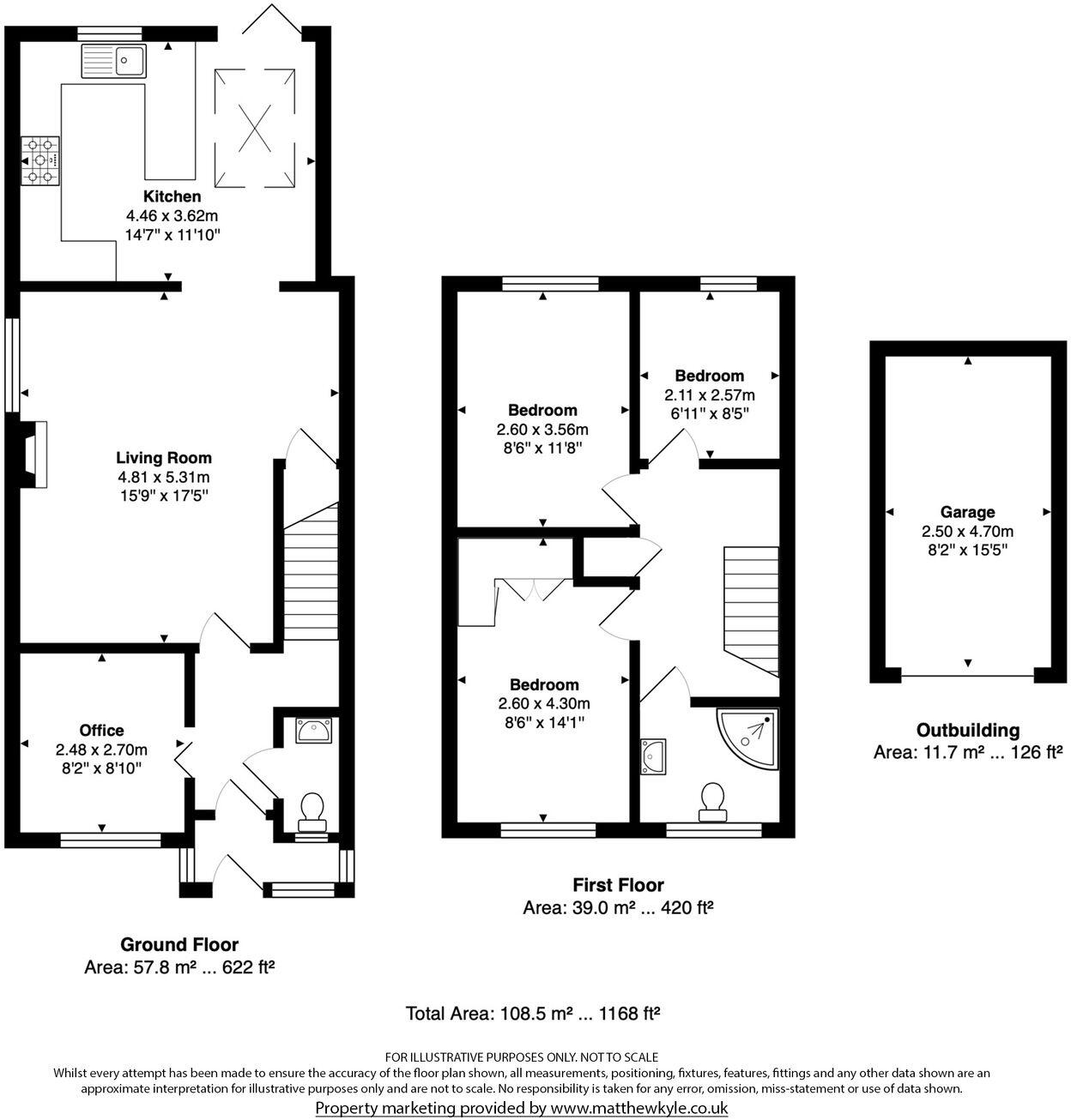 Homefield Road, Ware, SG12 floorplan