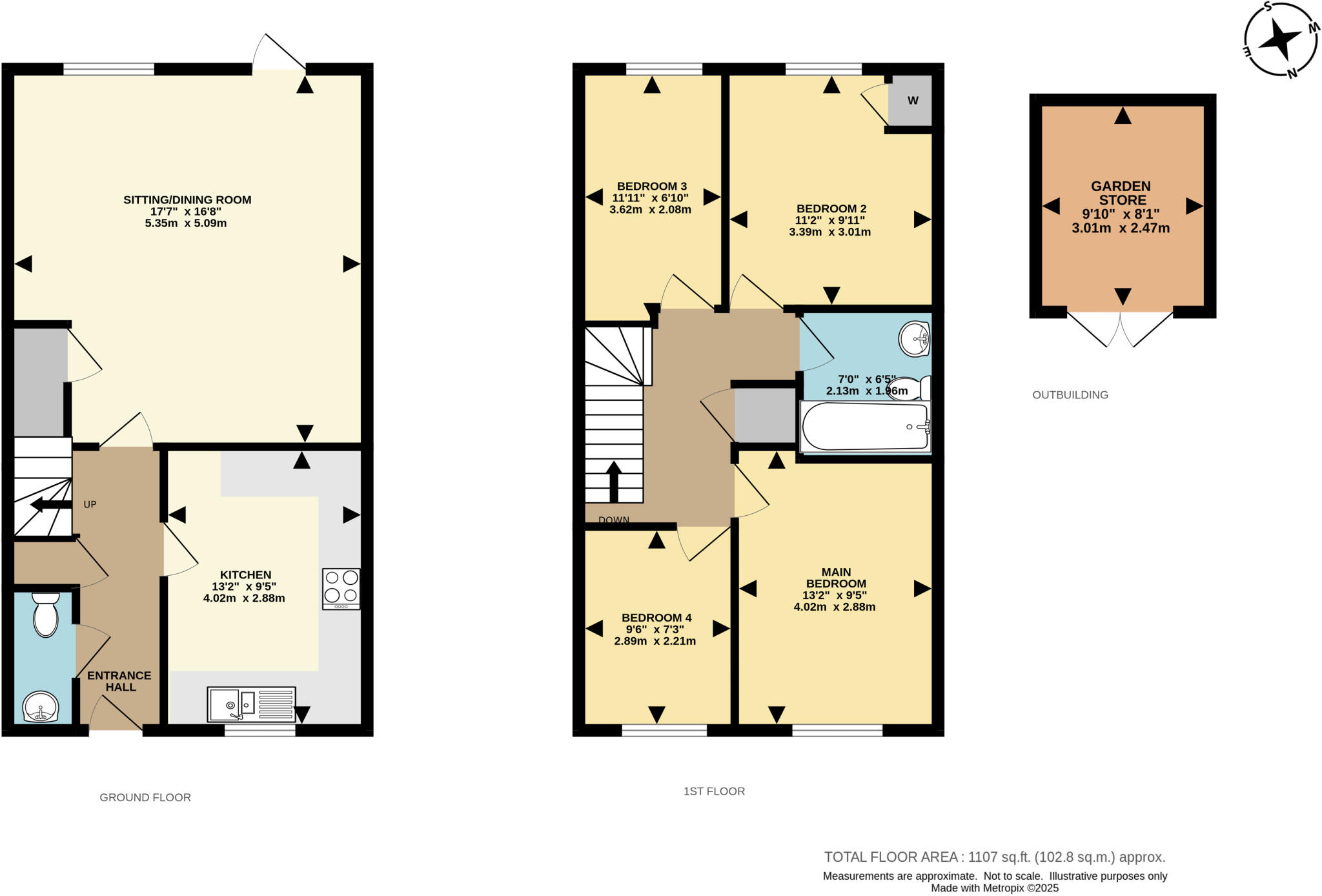 Burgess Road, Horley, Surrey, RH6 floorplan