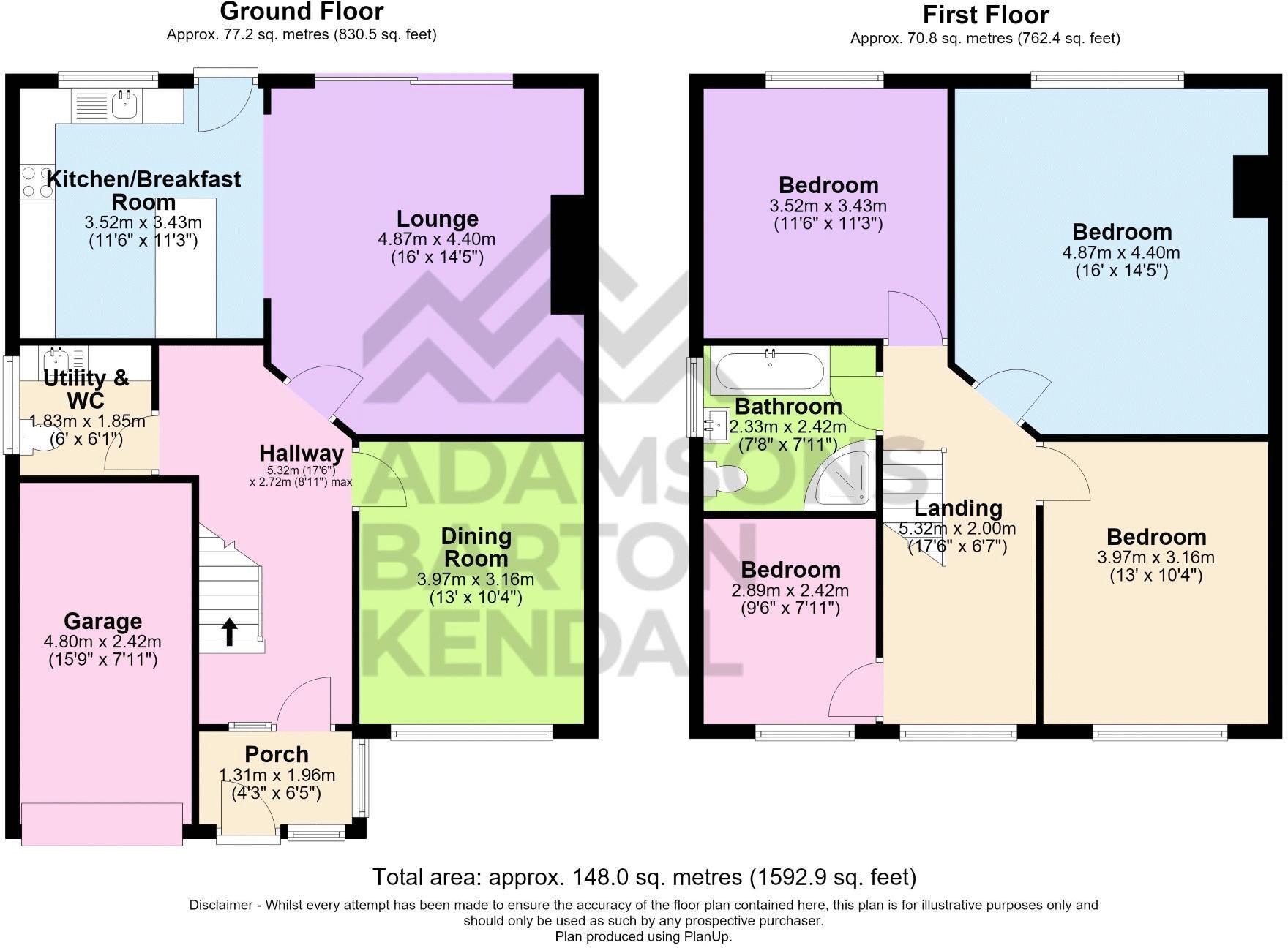 Bramley Road, Norden, OL11 floorplan