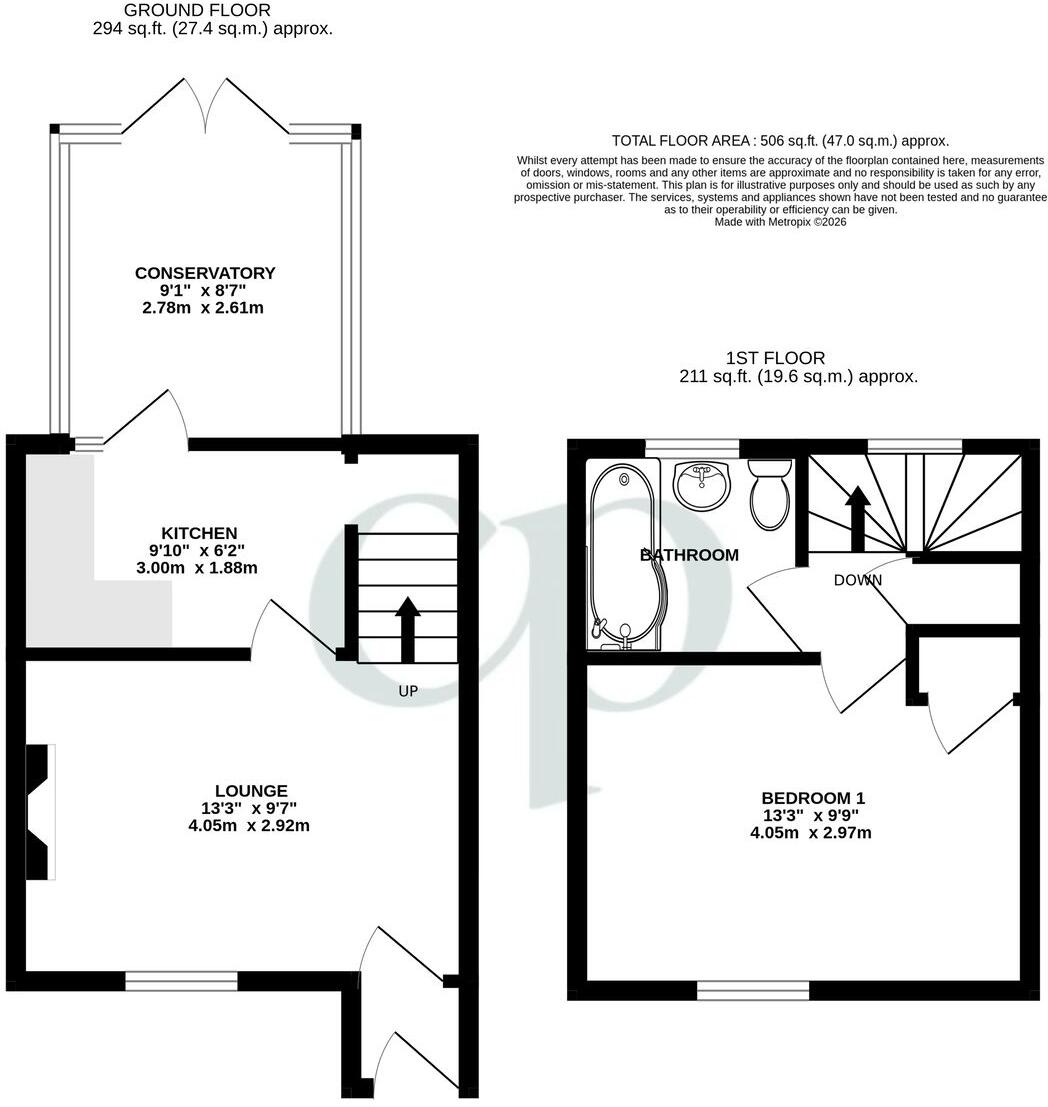 Oak Tree Road, Ampthill, Bedfordshire, MK45 floorplan