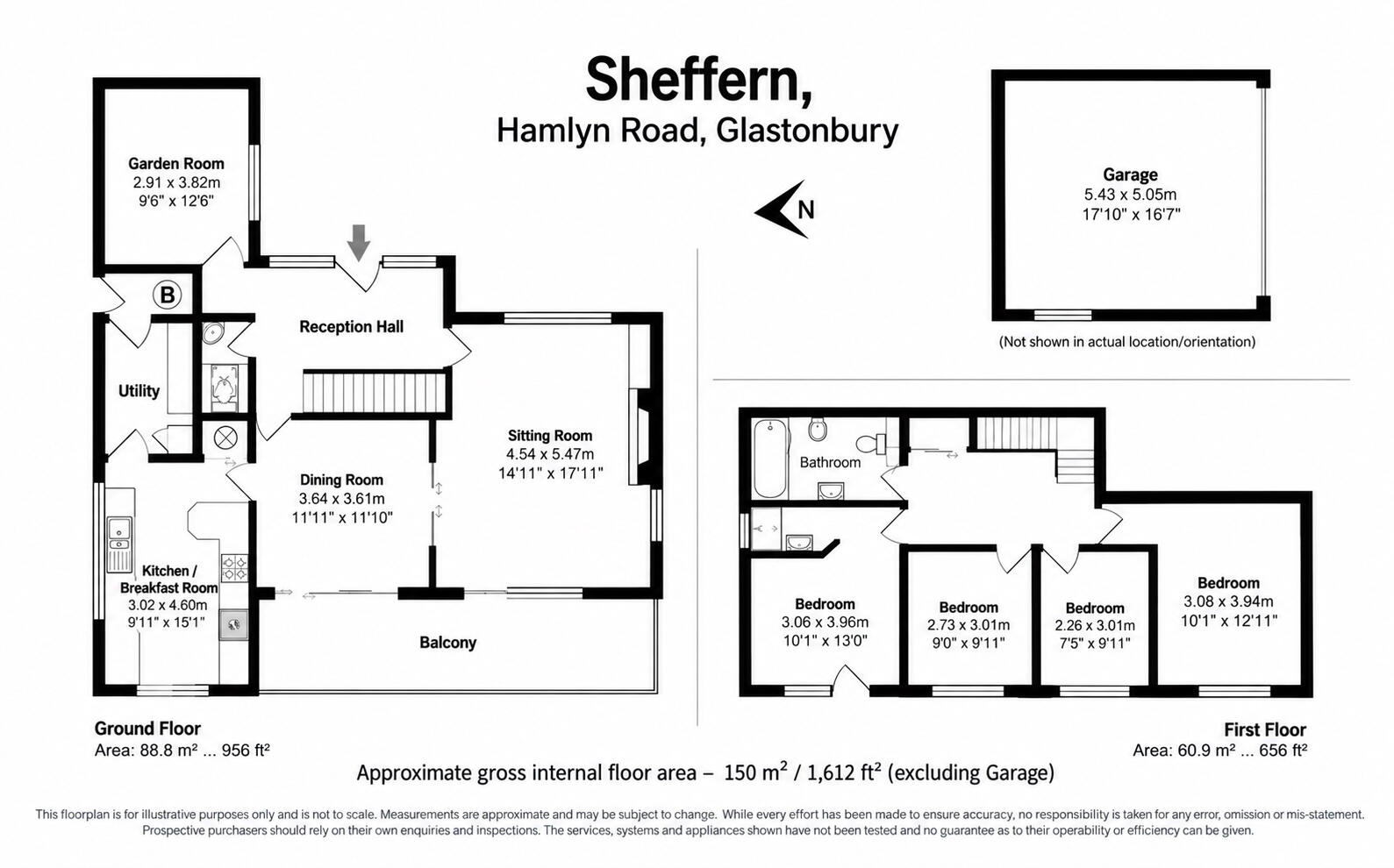 Hamlyn Road, Glastonbury floorplan