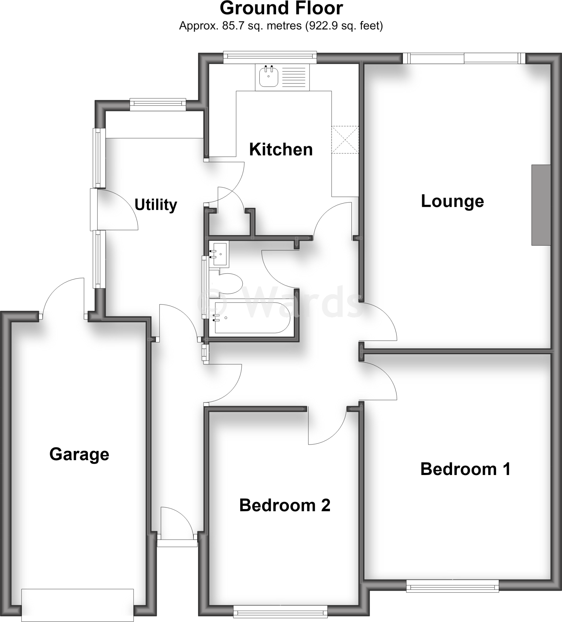 Palm Tree Close, Eythorne, Dover, Kent floorplan