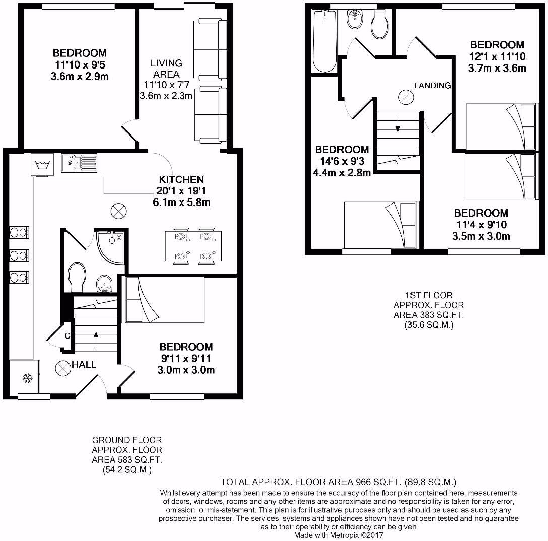 5 Bed Student Home - 27 Godden Road floorplan
