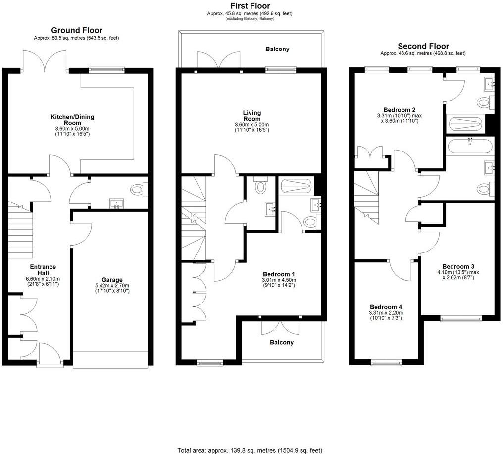 Cadman Place, The Old Meadow, Shrewsbury floorplan