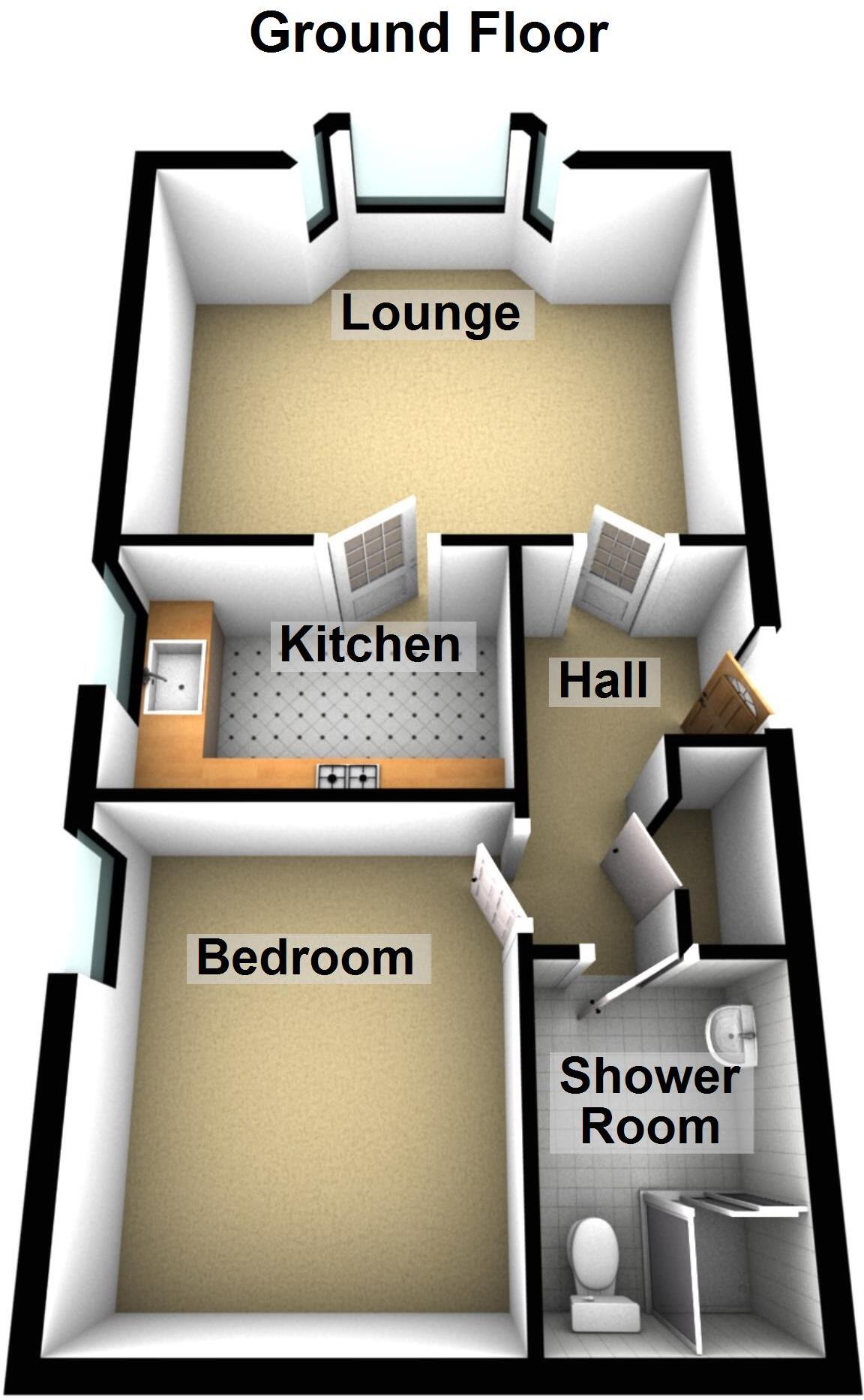 Flat 2, Struan House , 38 Bonnethill Road, Pitlochry floorplan