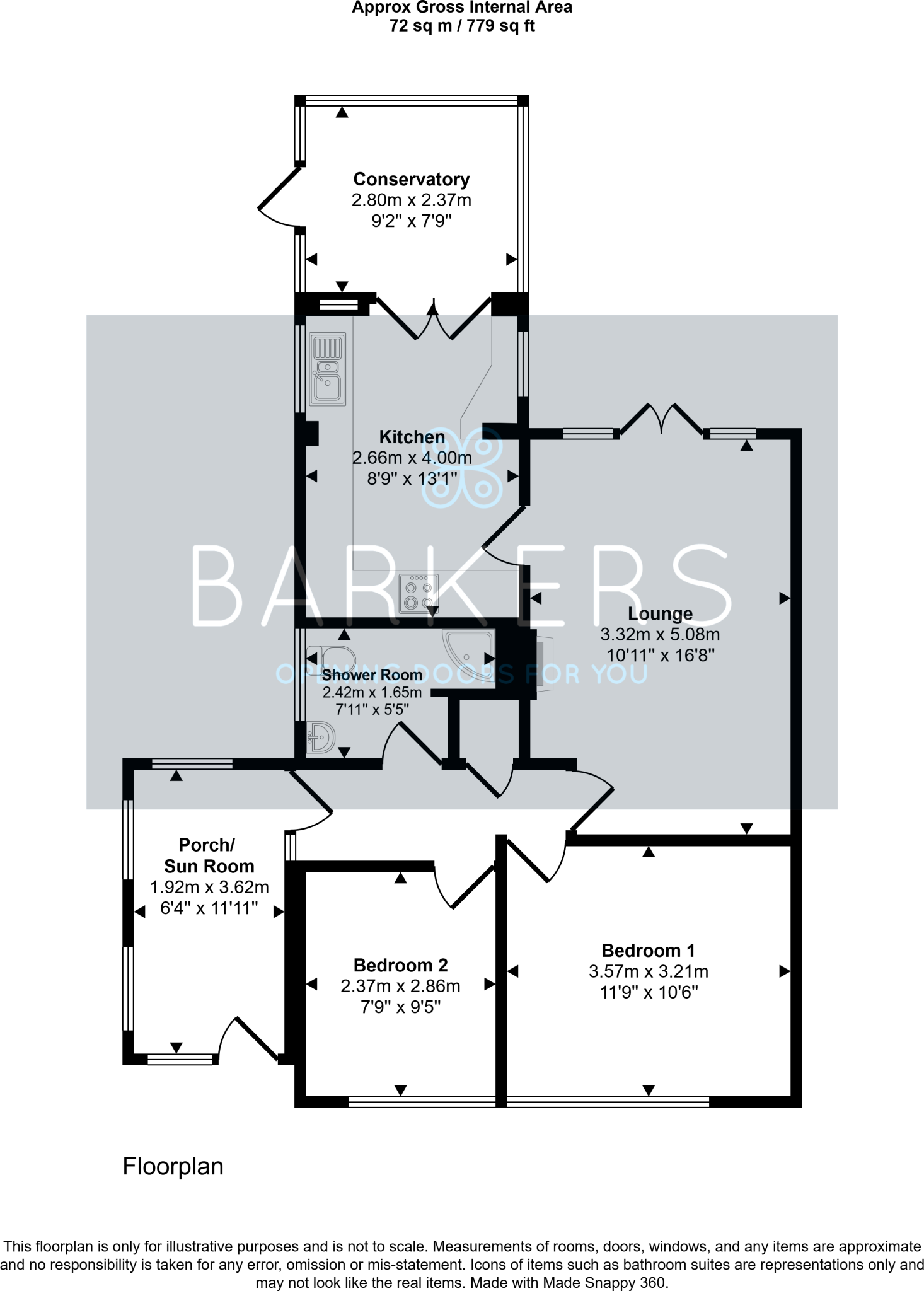 Southcroft Avenue, Birkenshaw floorplan