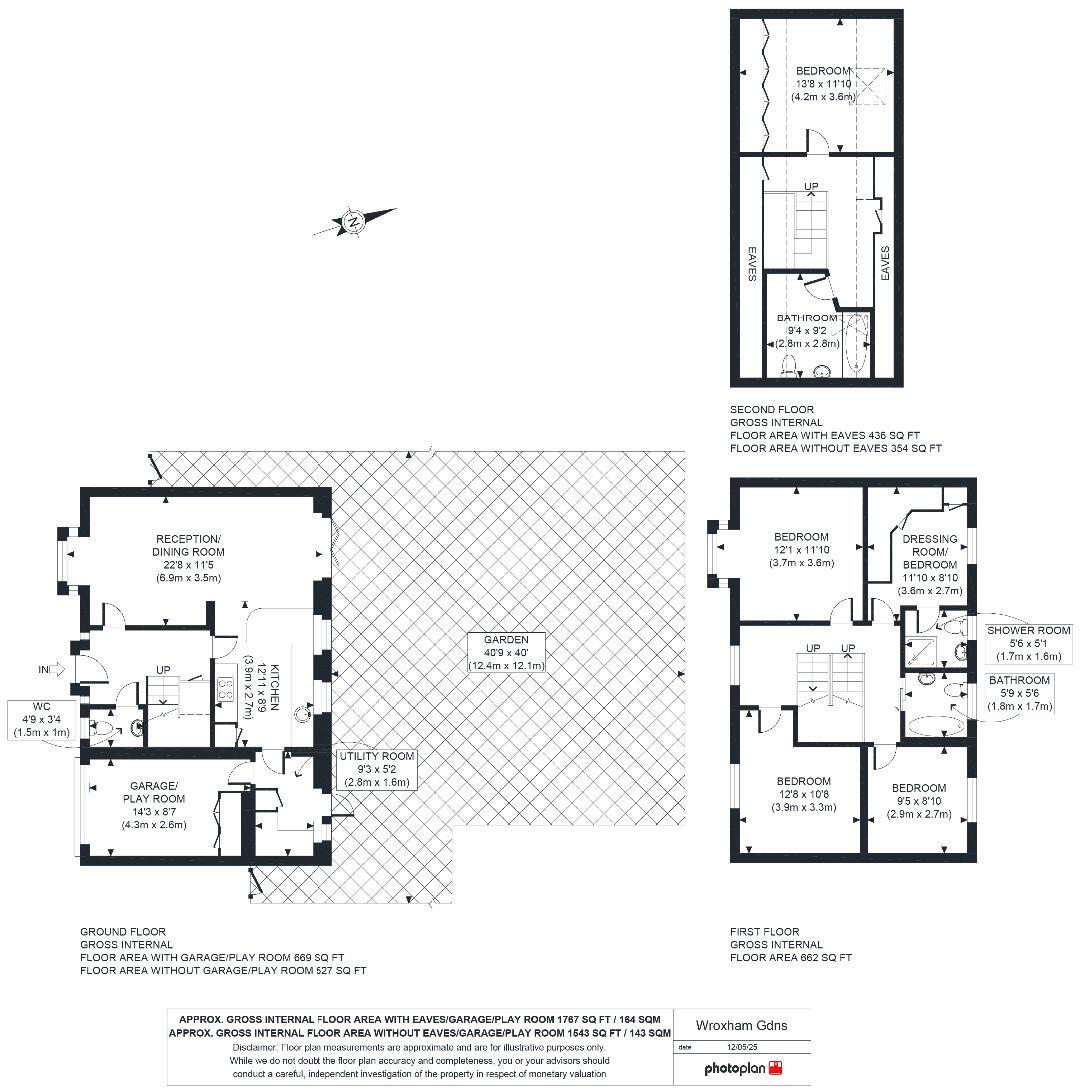 a Wroxham Gardens, Potters Bar floorplan