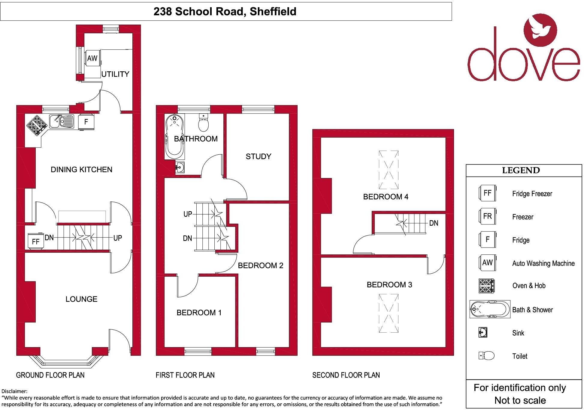 238 School Road, Crookes floorplan