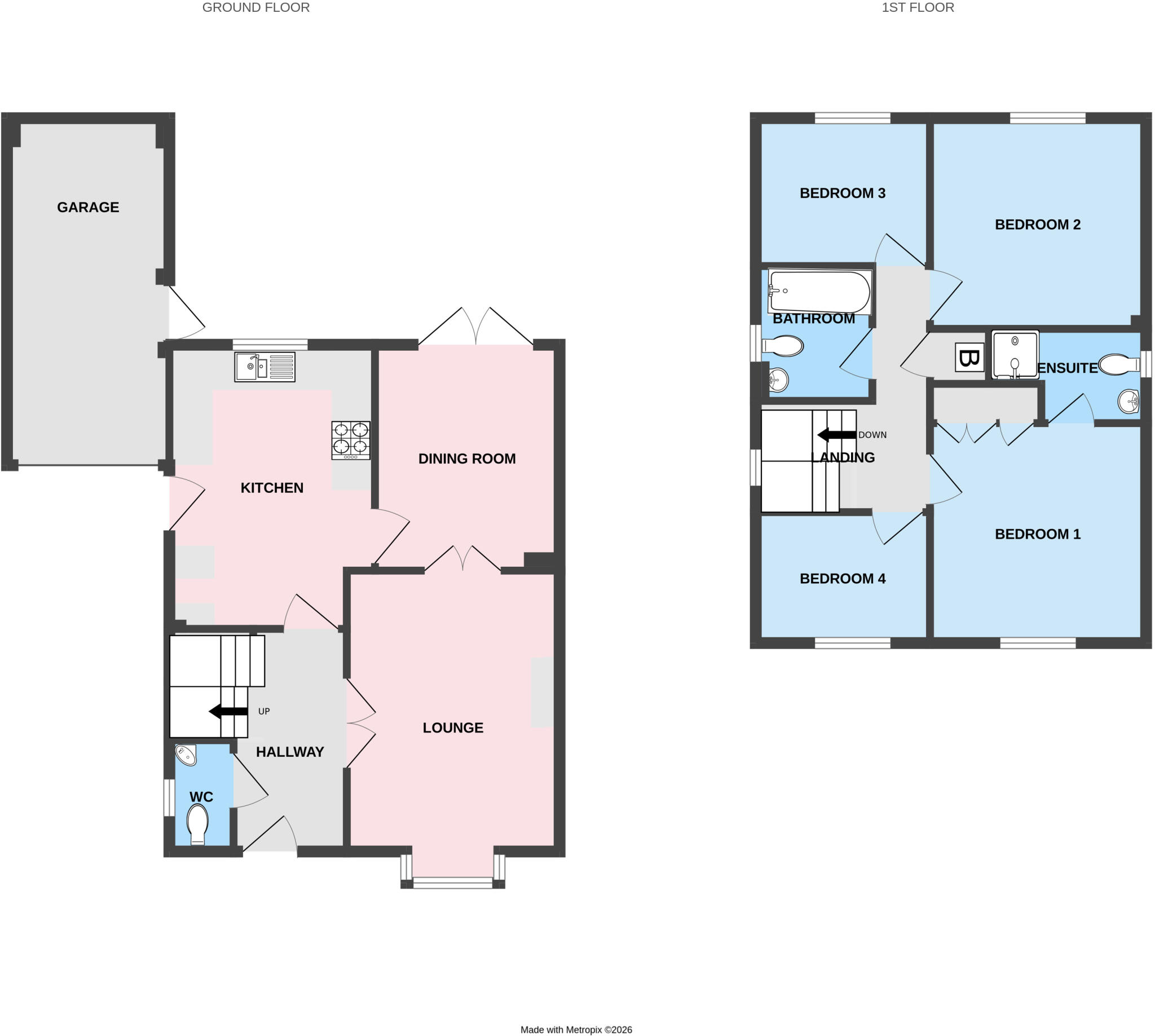 Caldera Road, Hadley, Telford, Shropshire, TF1 floorplan