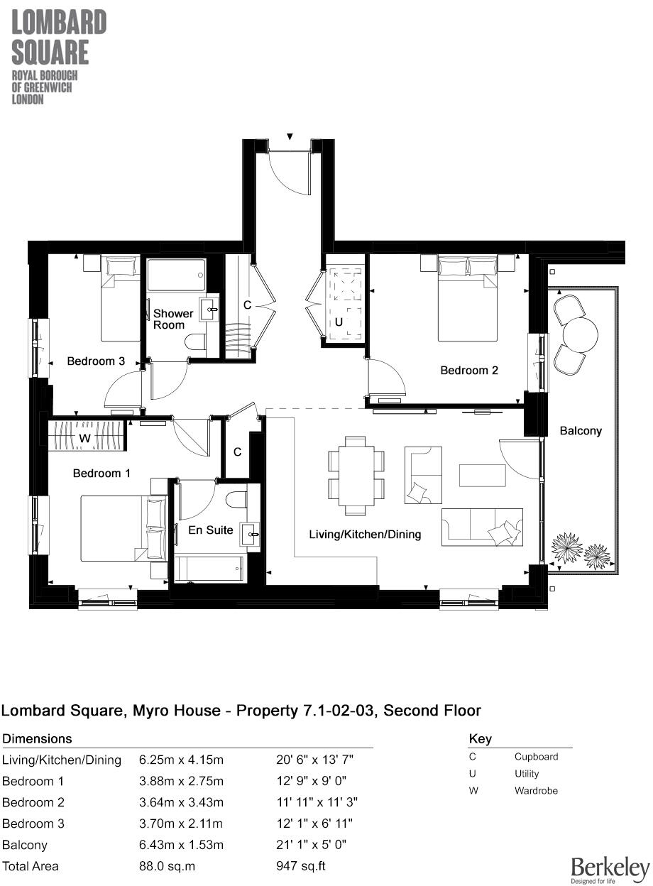 Lombard Square Sales & Marketing Suite
2 Southlake Road
London
SE28 0FX floorplan