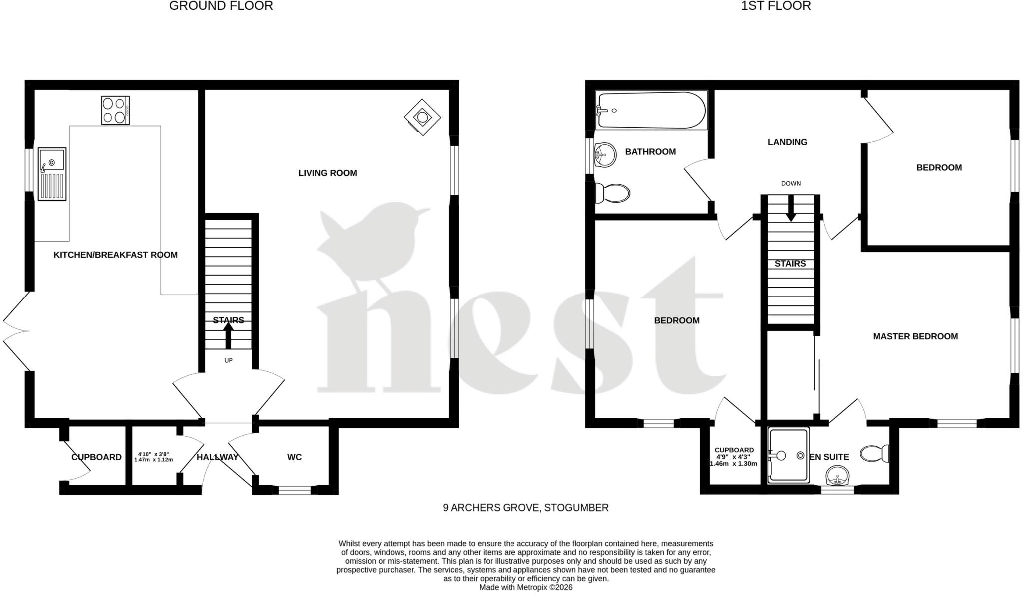 9, Archers Grove, Stogumber, Taunton, Somerset floorplan