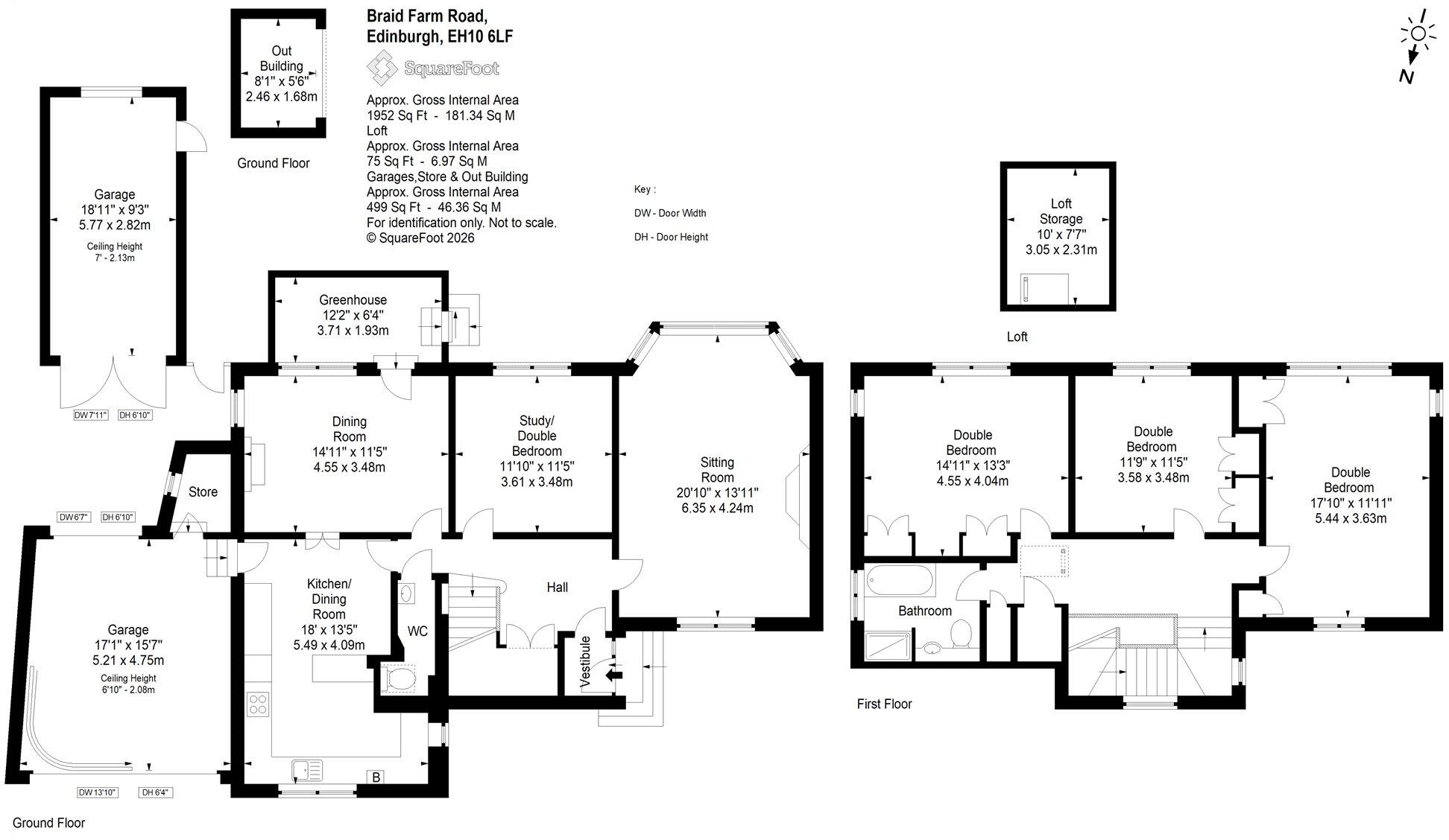 44, Braid Farm Road, Braids, Edinburgh floorplan