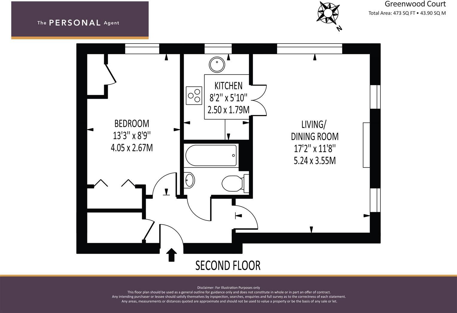 The Parade, Epsom floorplan