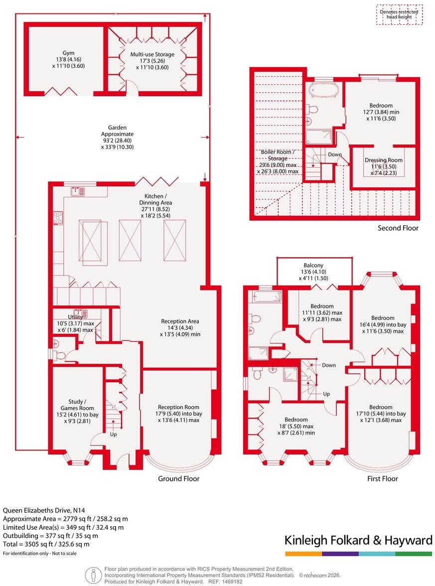 Queen Elizabeths Drive, London, N14 floorplan