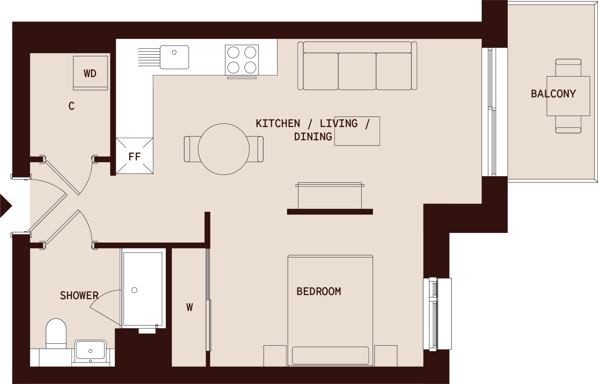 Dovecote House, Beaufort Square, Colindale, NW9 4GG floorplan