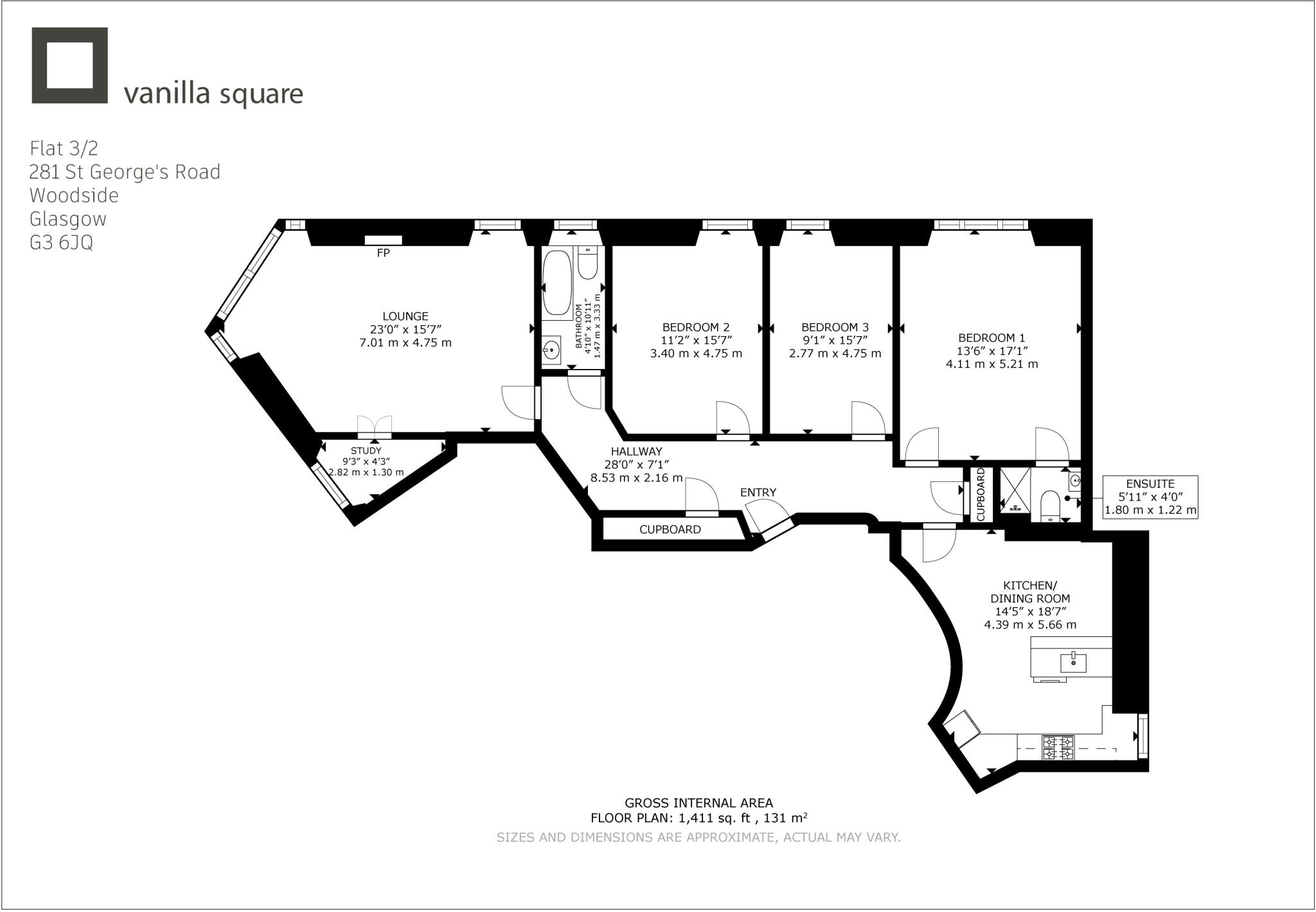 St Georges Road, Woodside floorplan