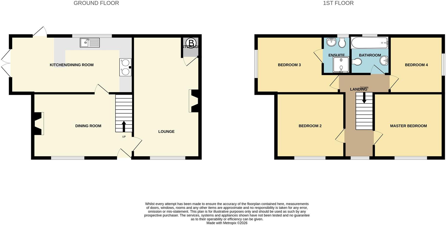 Thorpe Road, Kirby Cross floorplan