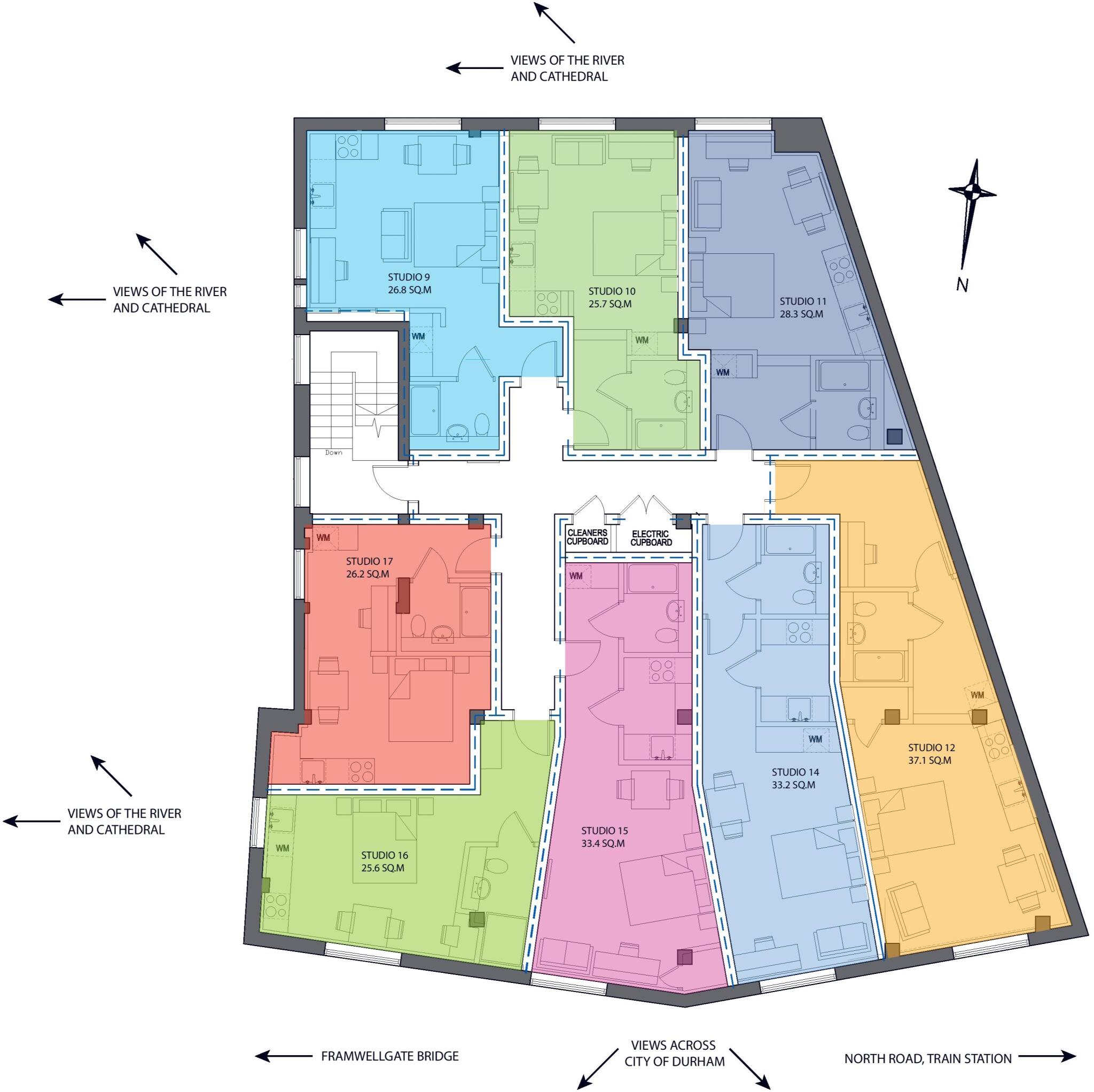 12 Bridge House, Durham floorplan