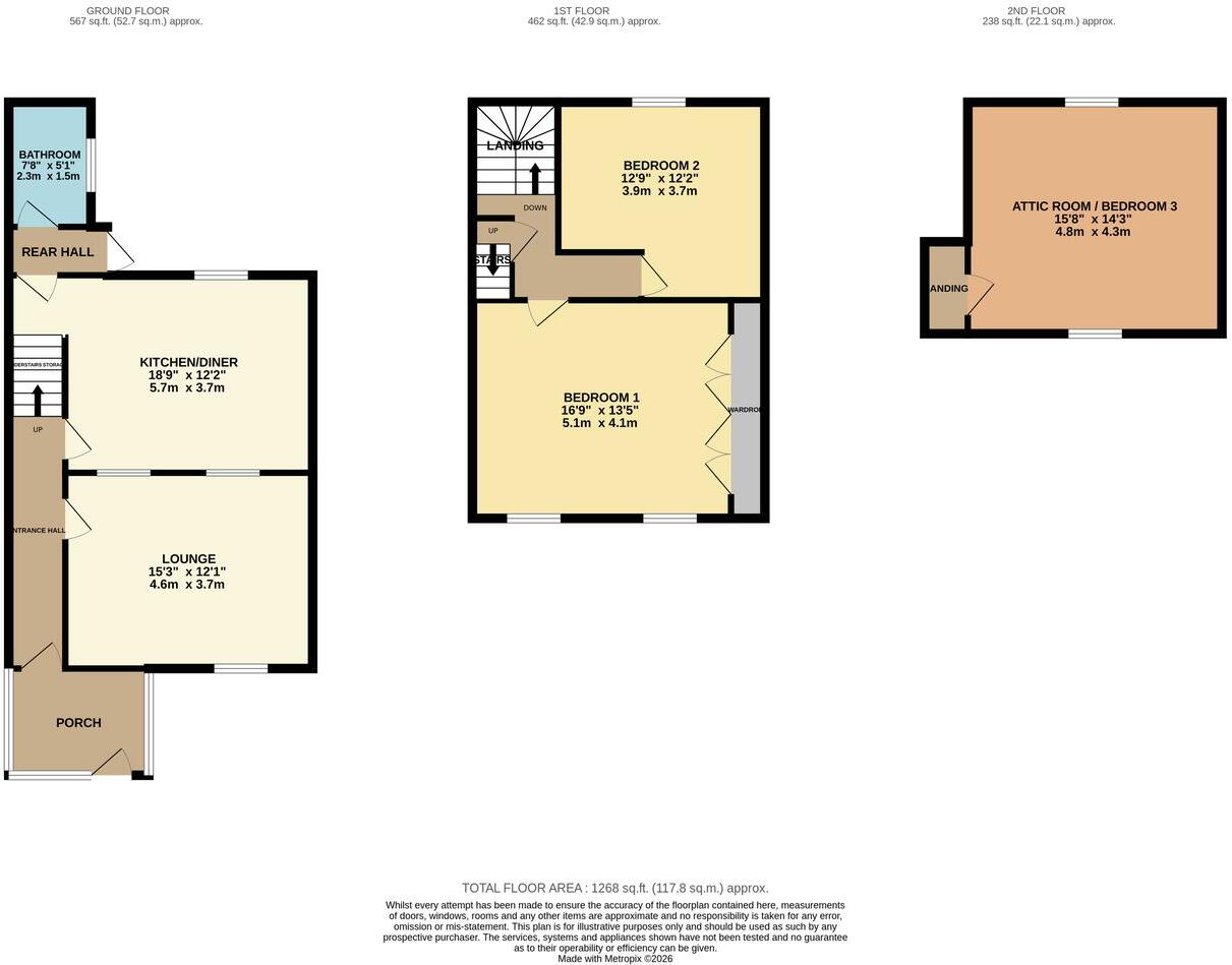 Georges Terrace, Douglas, Isle of Man, IM1 floorplan