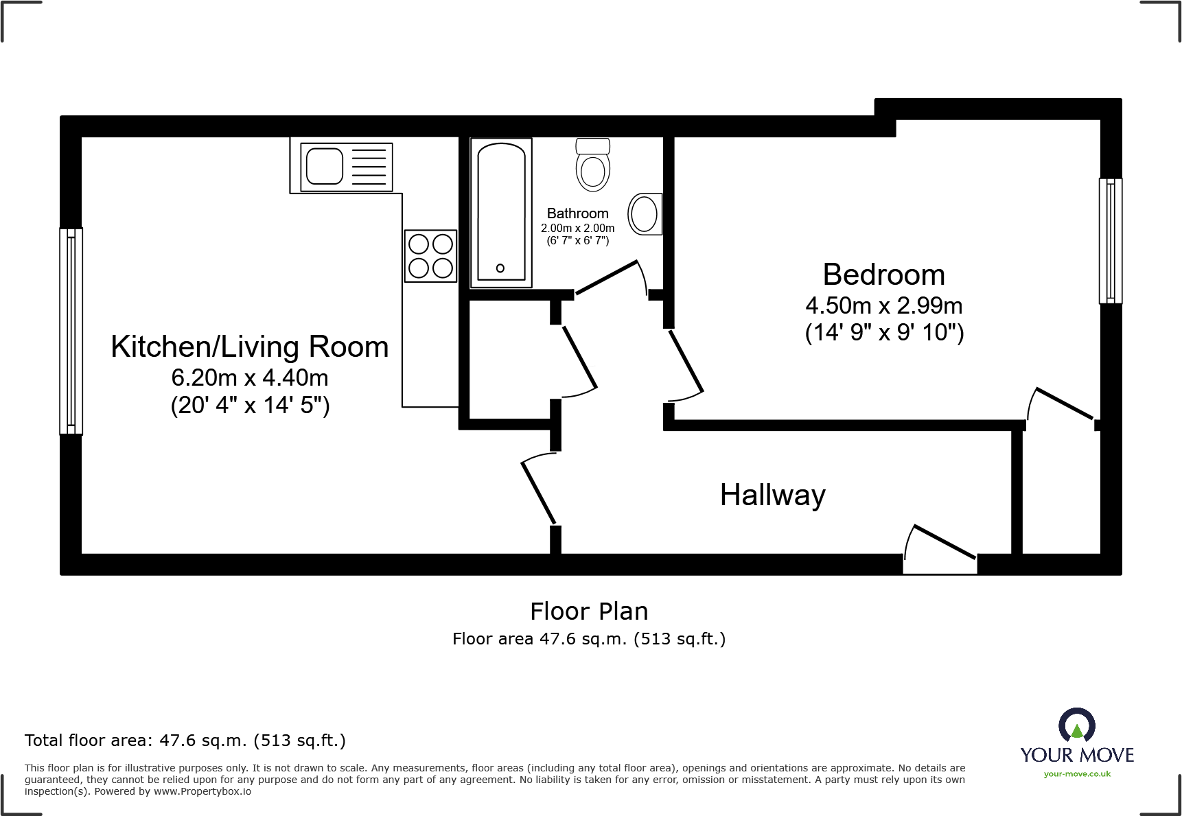 White Rock, Hastings, East Sussex, TN34 floorplan