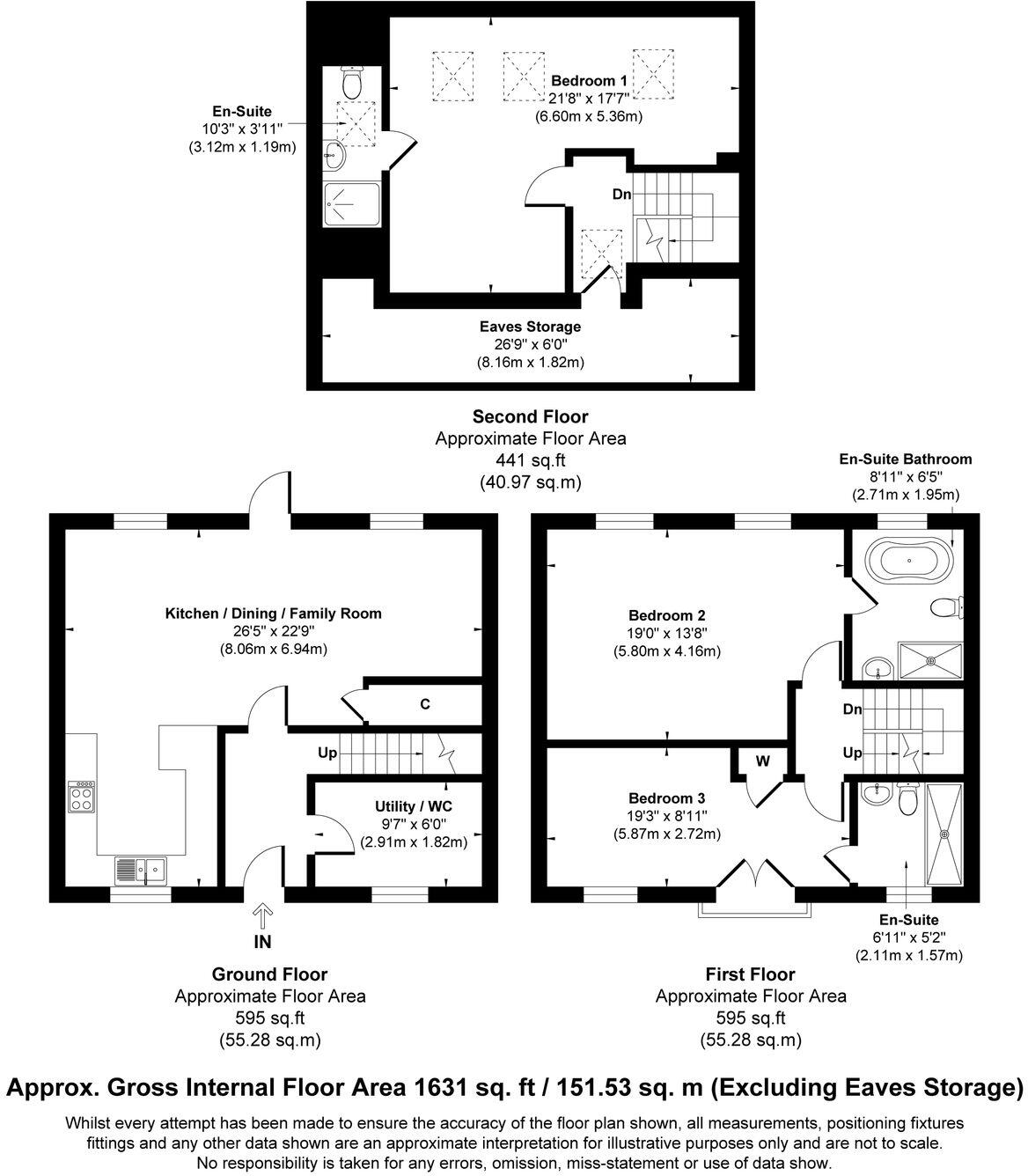Aldford Road, Huntington, CH3 floorplan
