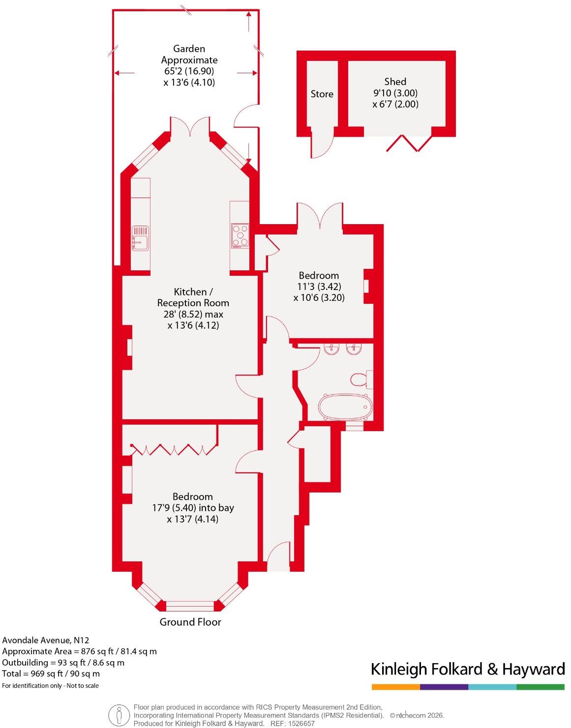 Avondale Avenue, North Finchley, London, N12 floorplan
