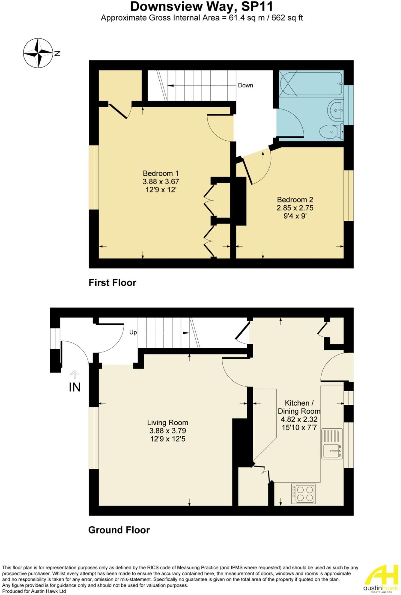 Downsview Way, Perham Down, SP11 floorplan