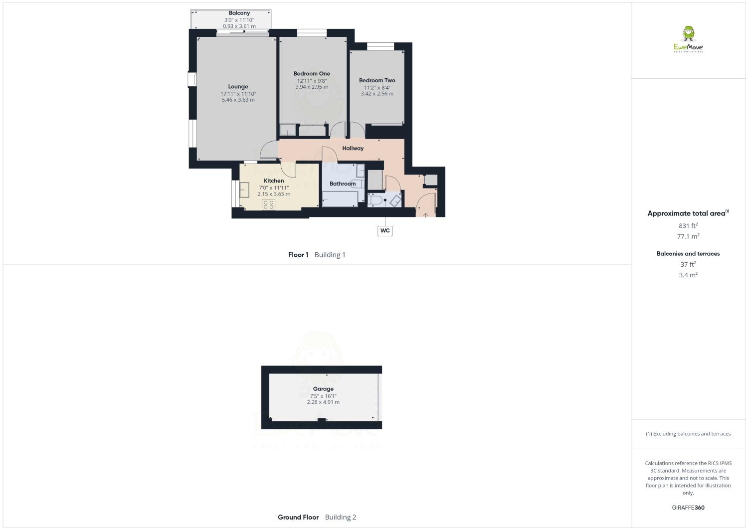 Flat 8 Chilterns, 11 Chislehurst Road, Sidcup, Kent, DA14 floorplan