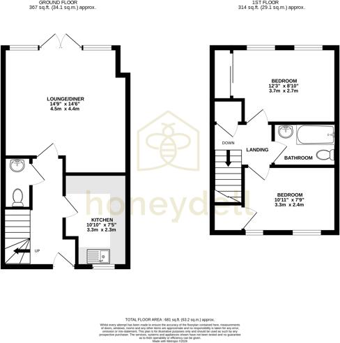 Wheeler Street, Maidstone floorplan