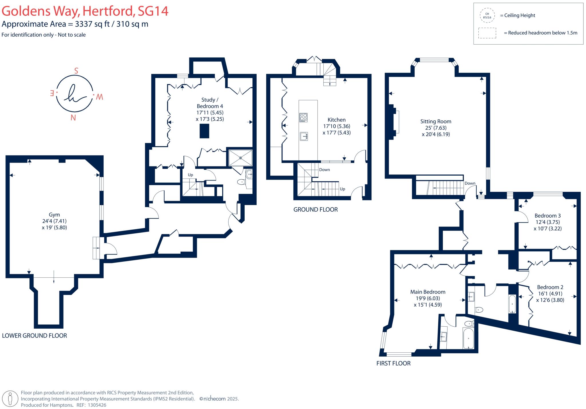 Goldings, Hertford, SG14 floorplan