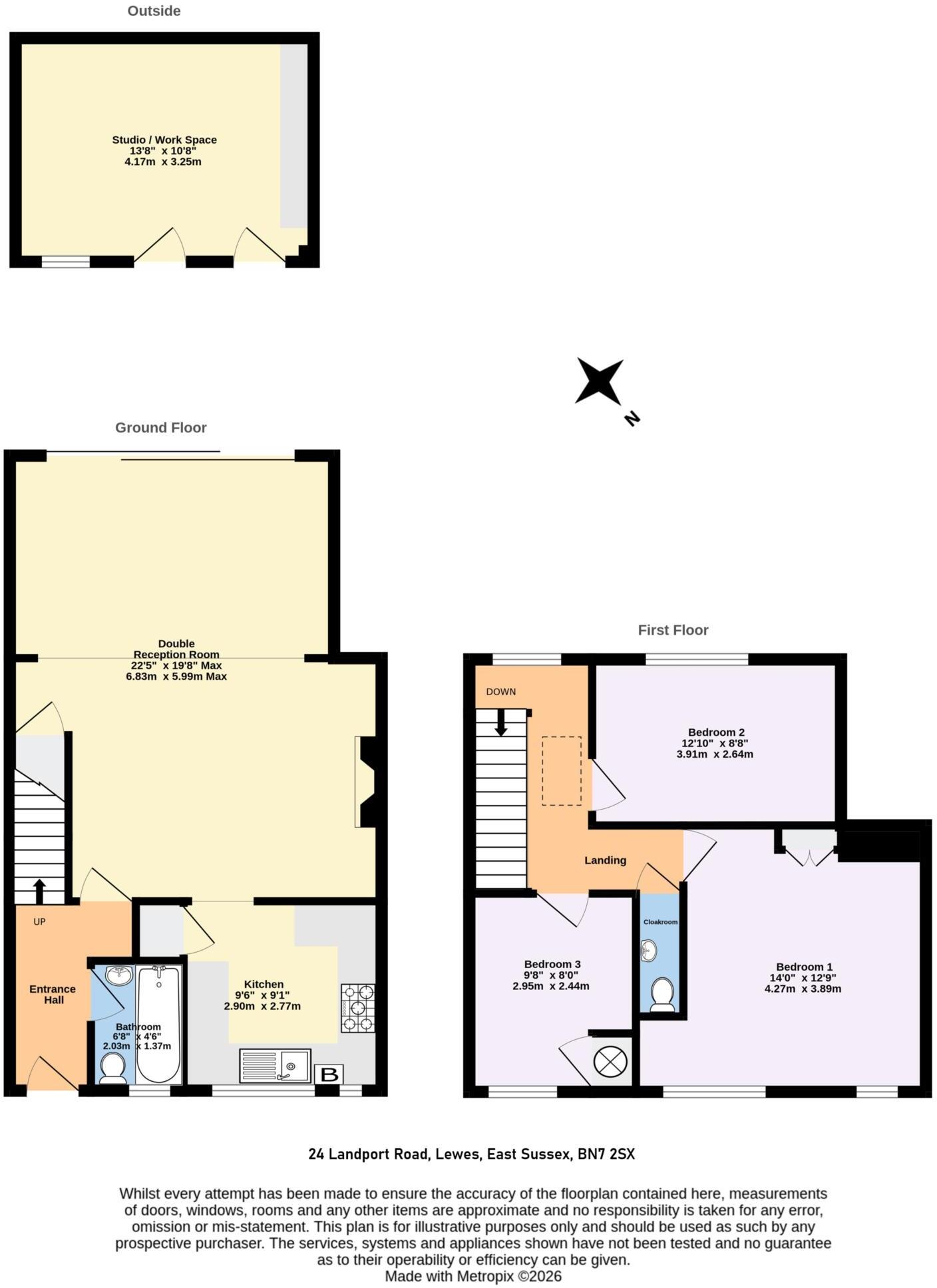 Landport Road, Lewes floorplan