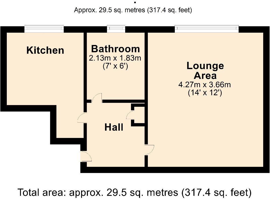 Studio Dane Hill floorplan