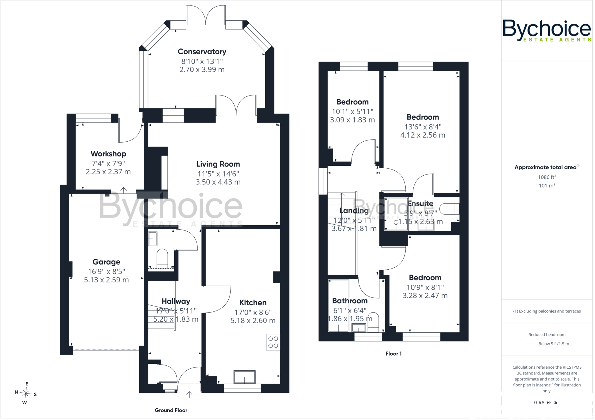 Monarch Close, Haverhill, Suffolk floorplan