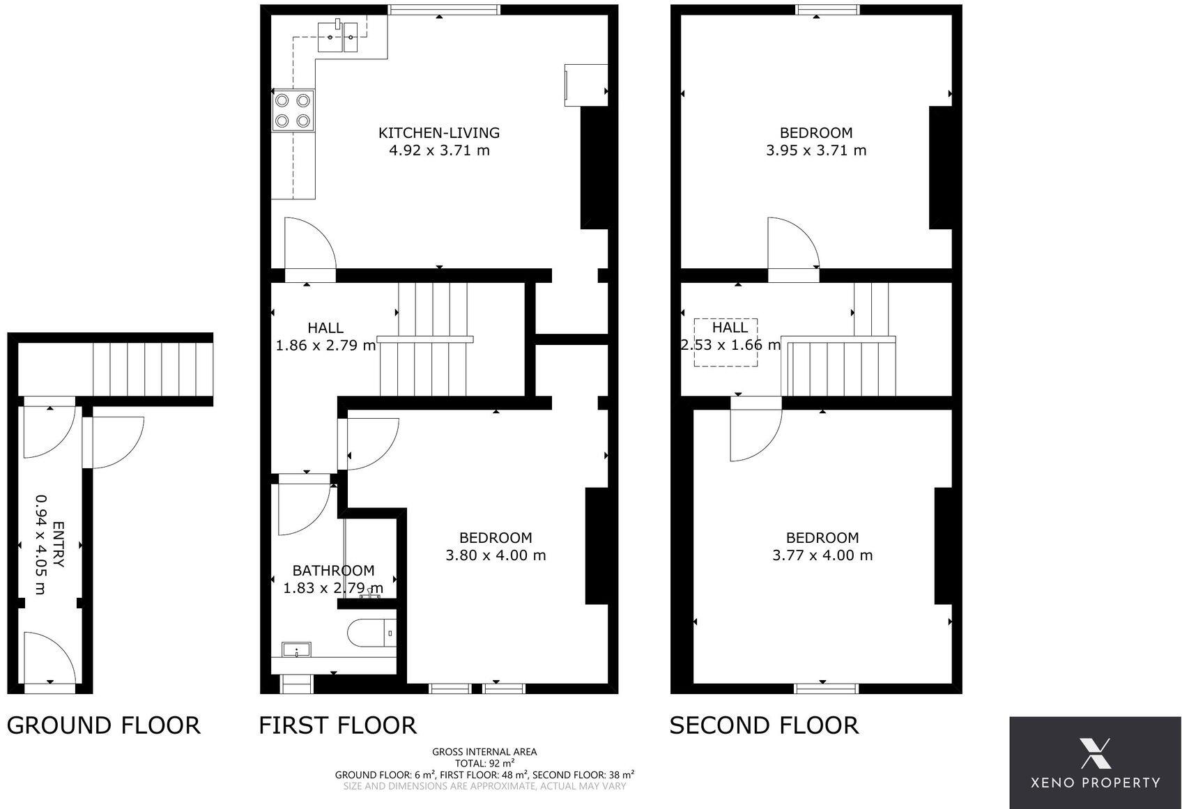 Osborne Villas, Bristol, BS2 floorplan