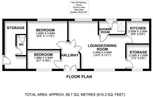 Church Lane, East Keal, Spilsby floorplan
