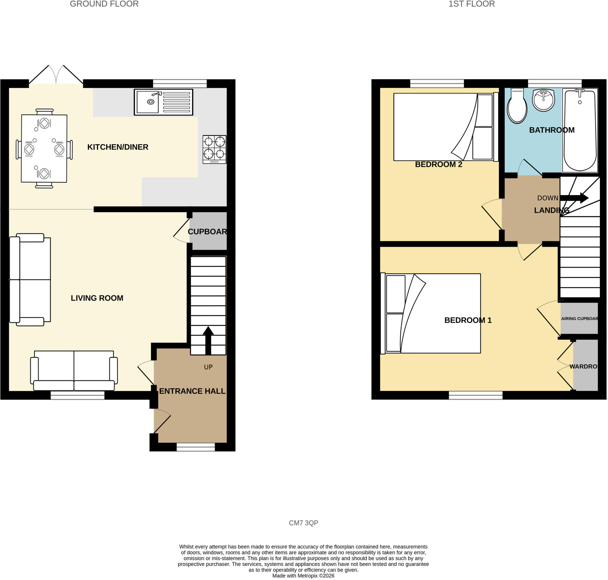 Megs Way, Braintree, CM7 floorplan