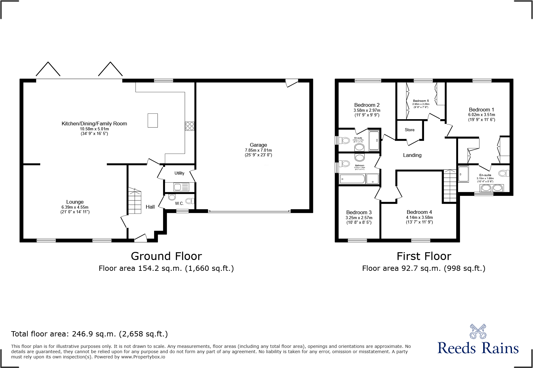 Old Paddock Gardens, Higher Walton, Preston, Lancashire, PR5 floorplan