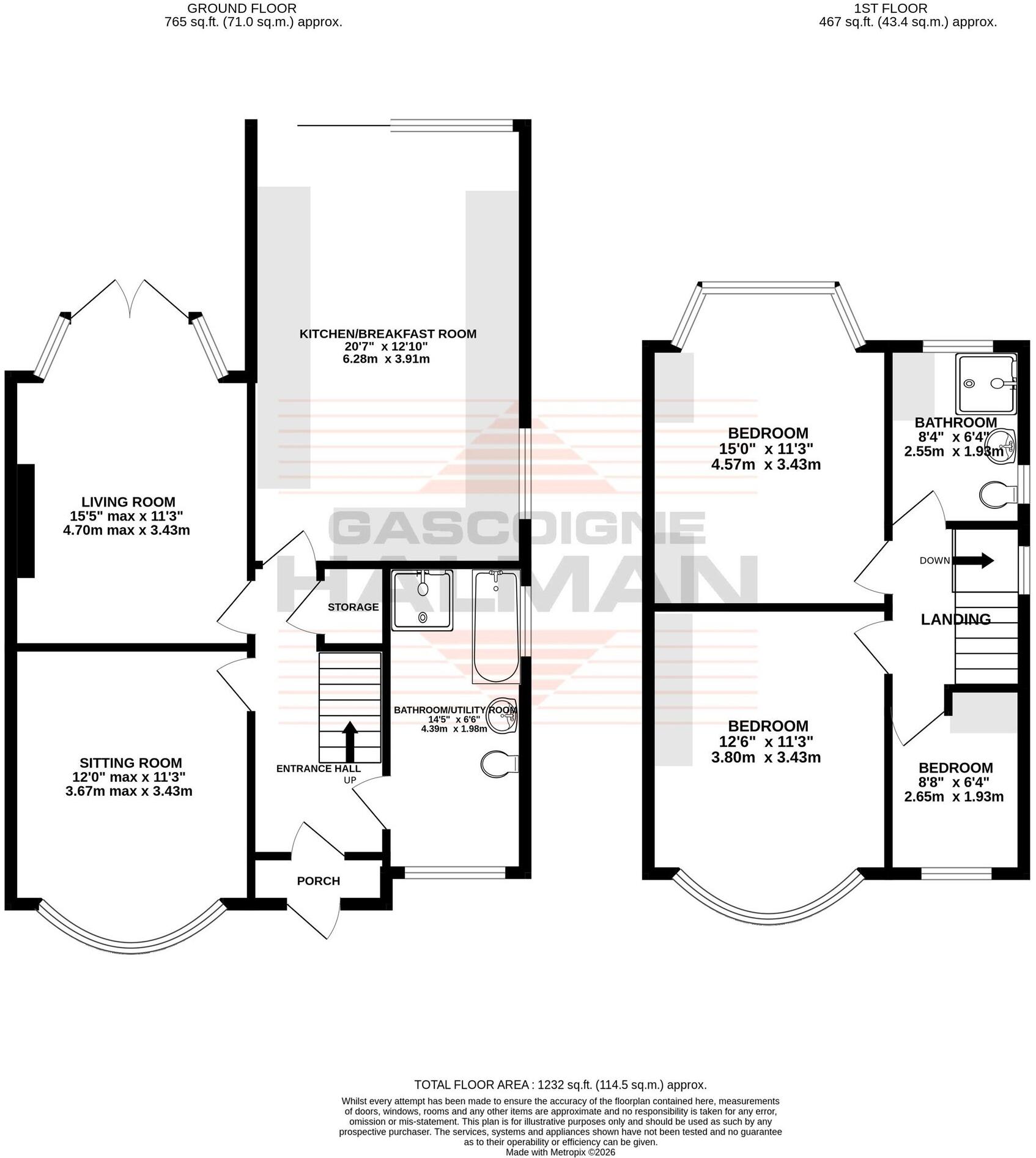 Derbyshire Road South, Sale, M33 floorplan