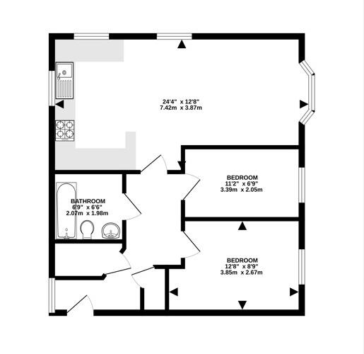 Hills Way, Bramley, Tadley floorplan