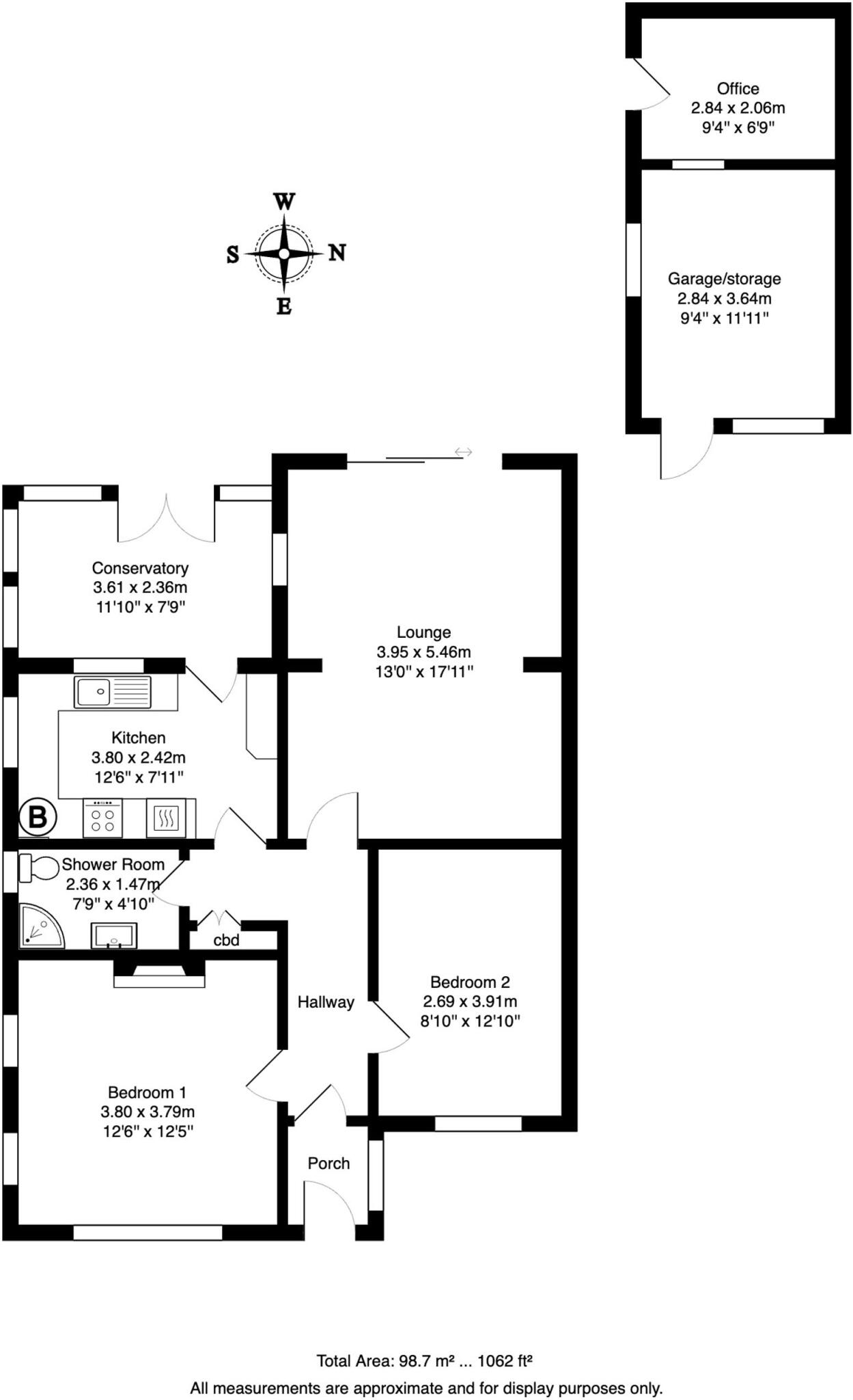 Hillside Avenue, Hockley, SS5 floorplan